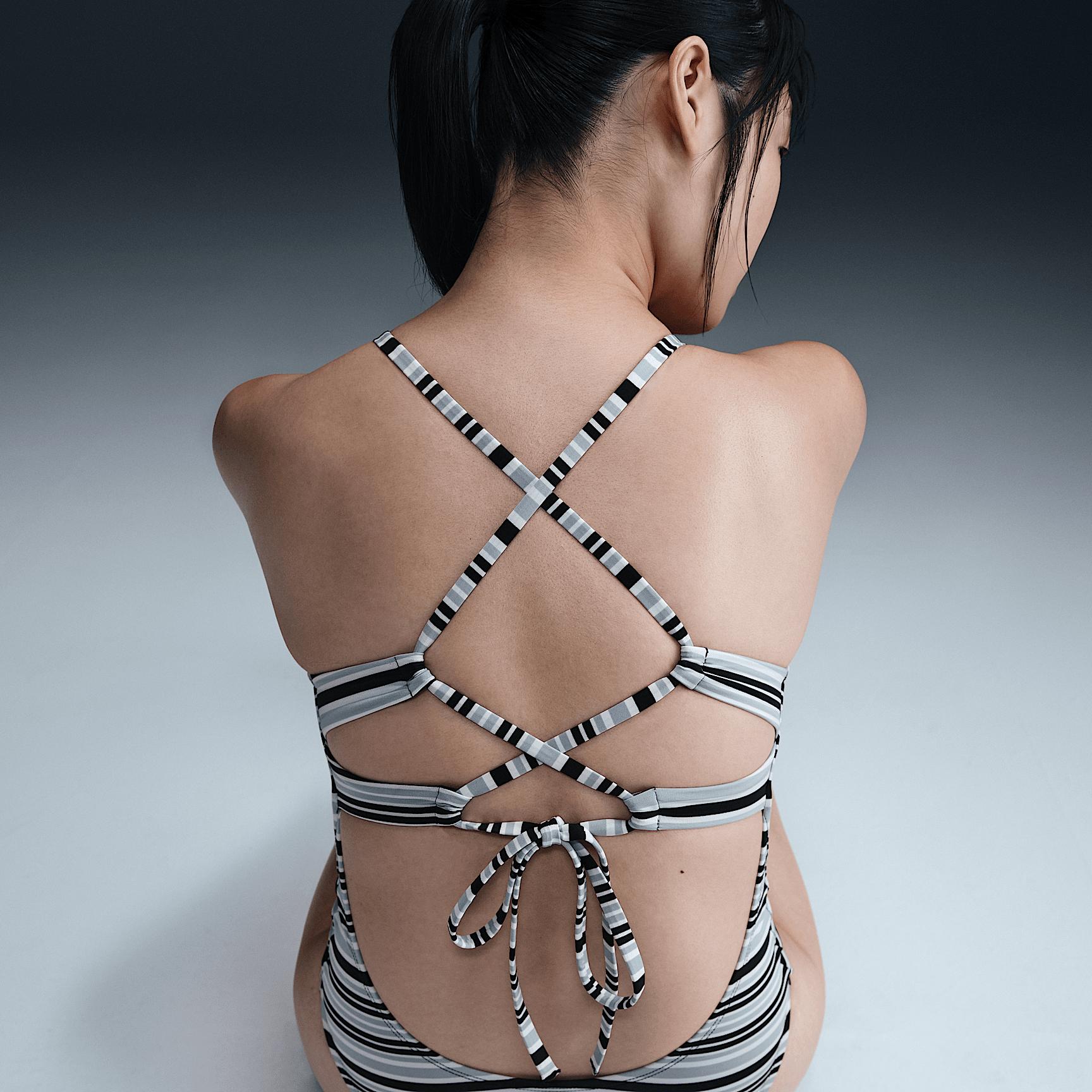 Nike Womens Swim Lace-Up One-Piece | NESSF286-001 Product Image