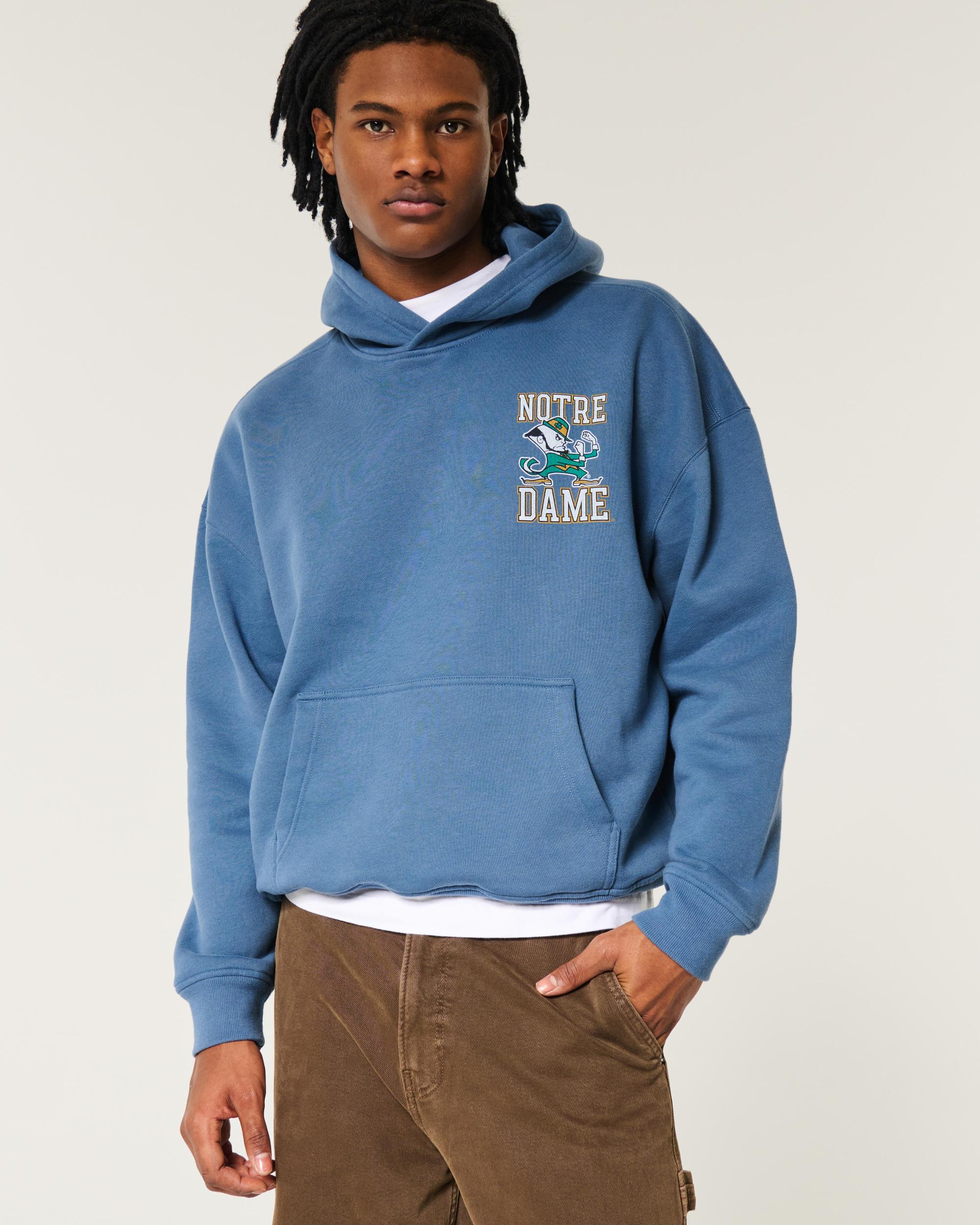 Boxy UConn Graphic Hoodie Product Image
