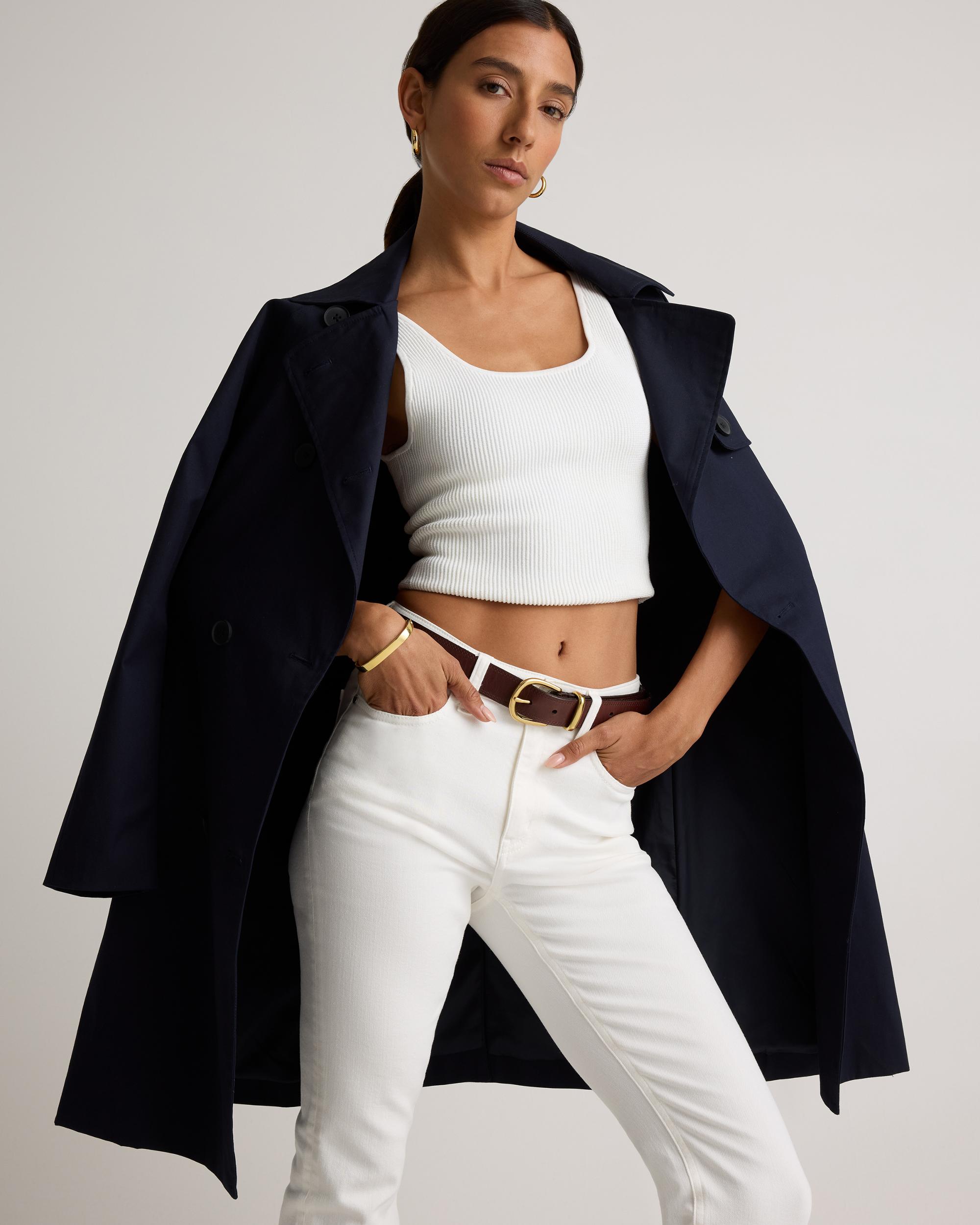 Quince | Women's Bella Stretch Kick Flare Jeans Organic Cotton Product Image