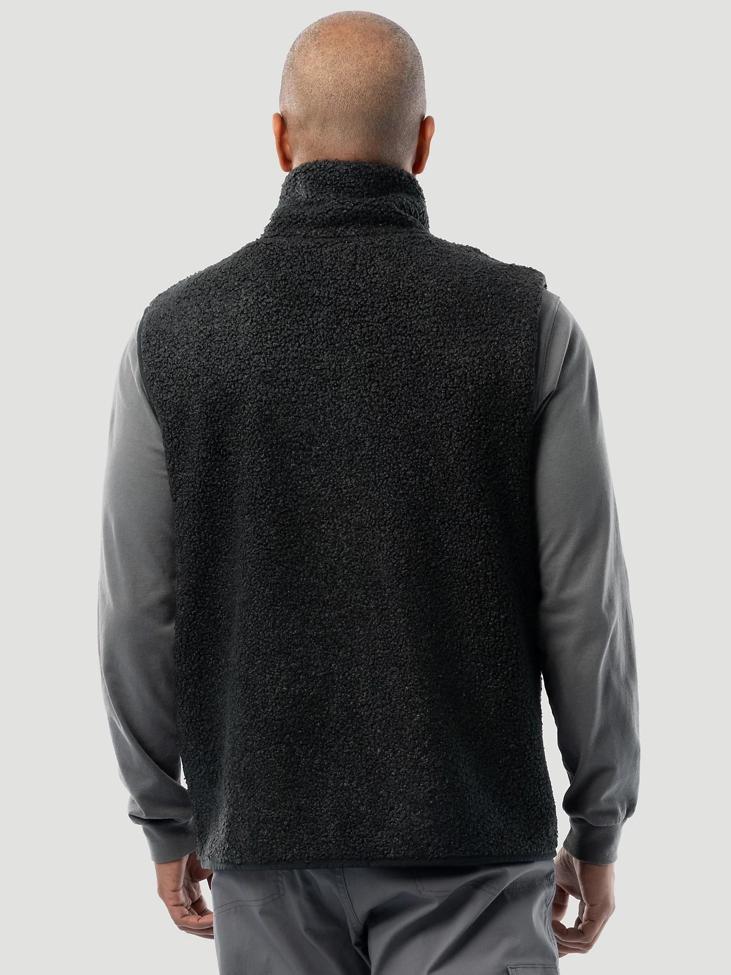 Men's Wrangler ATG™ Sherpa Utility Hiking Vest Caviar Product Image