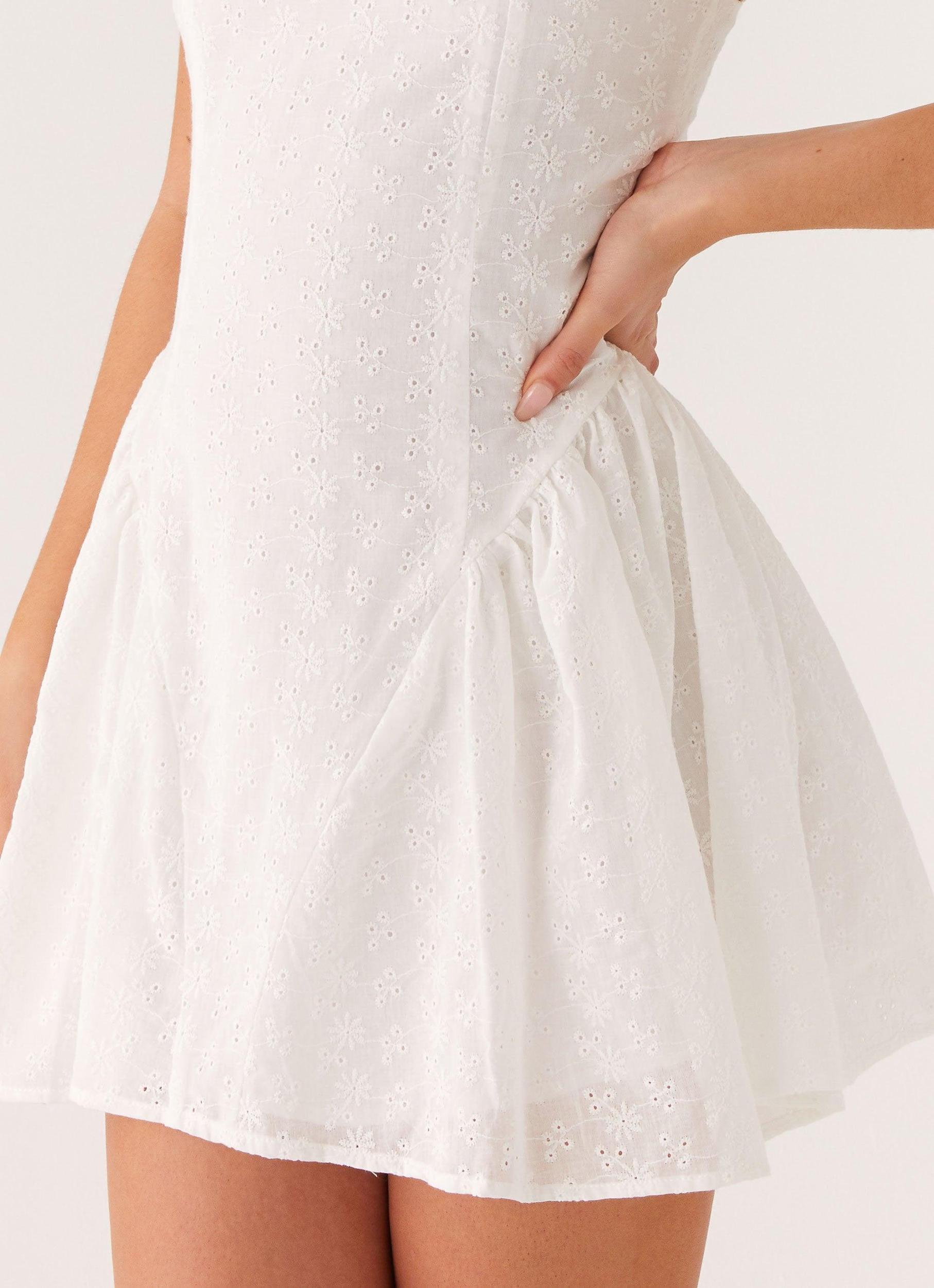 Alyssa Mini Dress - White Product Image