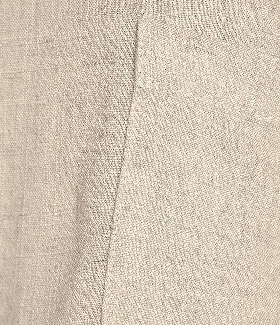 Blu Pepper Short Sleeve Linen Blend Coordinating Box Top Product Image