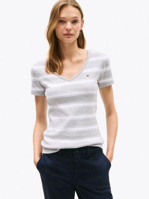 V-Neck Stripe Favorite T-Shirt Product Image