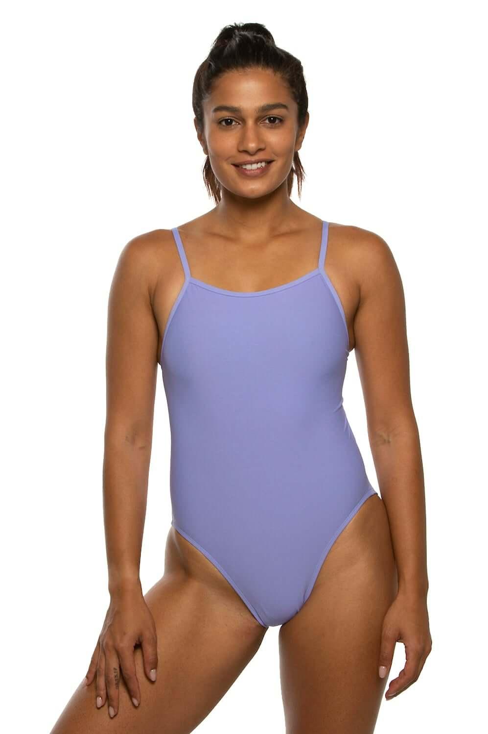 Chevy One Piece Swimsuit - Lavender Female Product Image