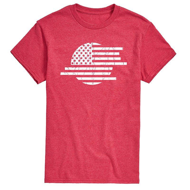 Men's Flag Circle Abstract Tee,  Product Image