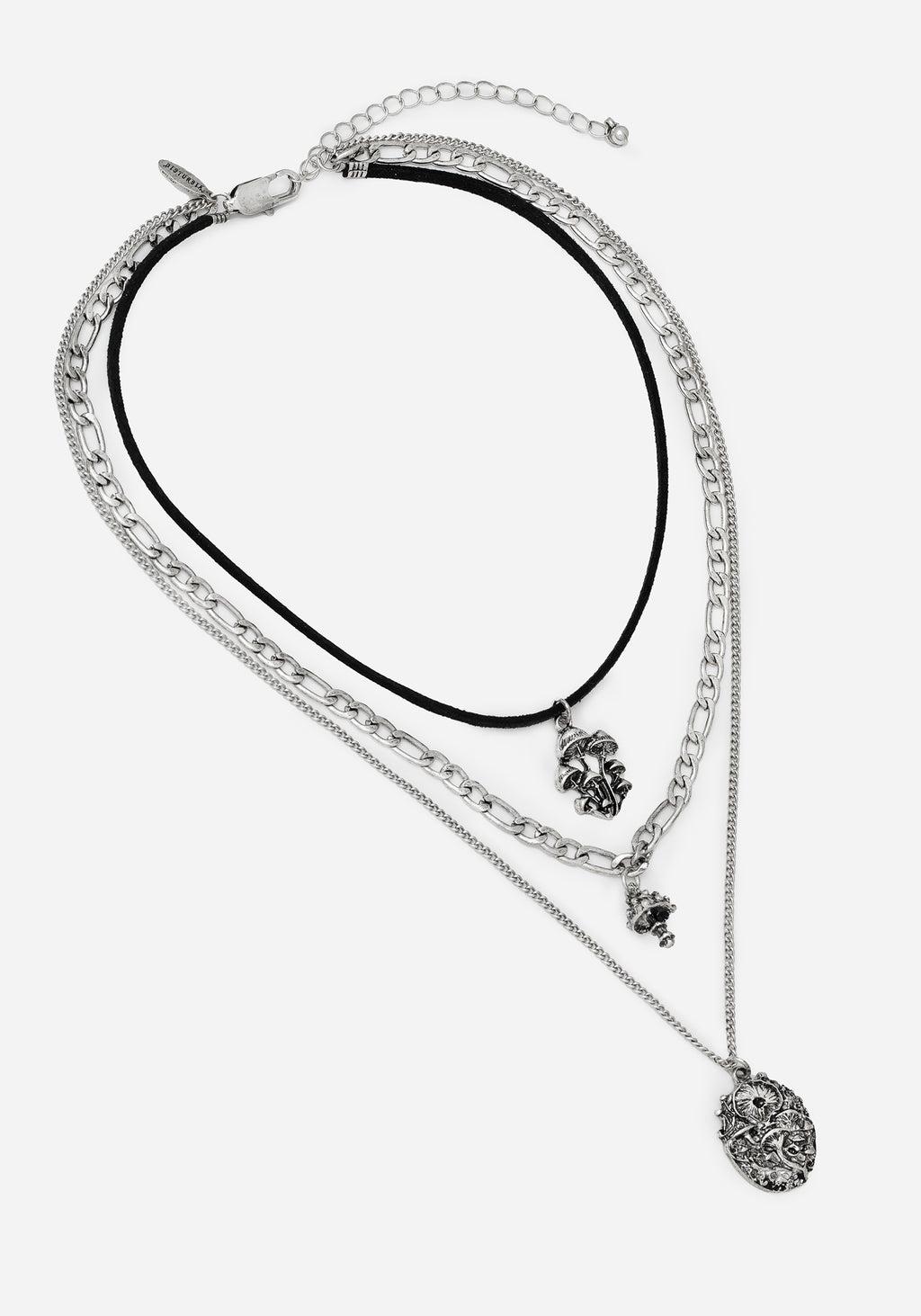 Fabula Layered Charm Necklace Product Image