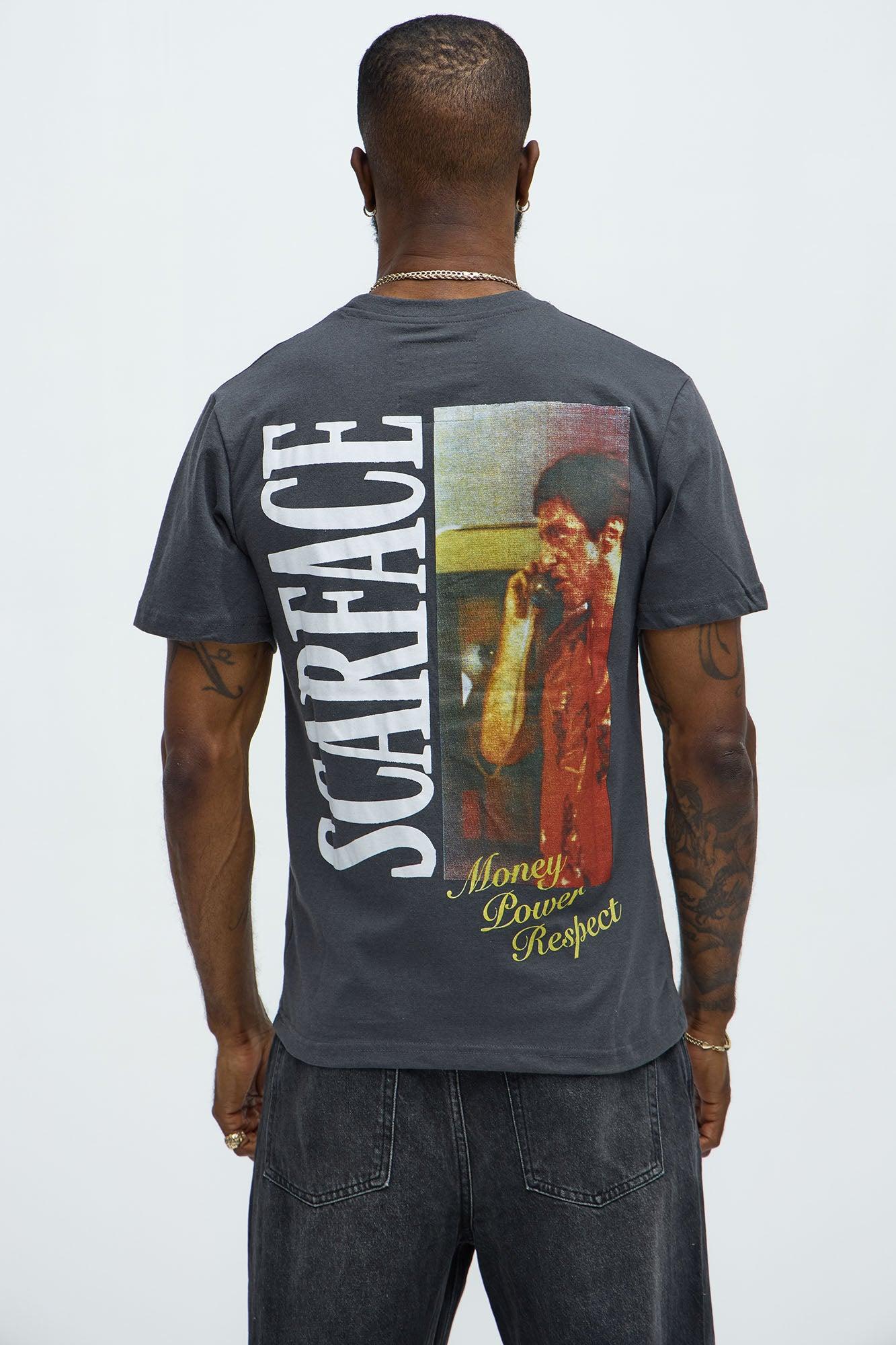 Scarface Hustler Short Sleeve Tee - Grey Product Image