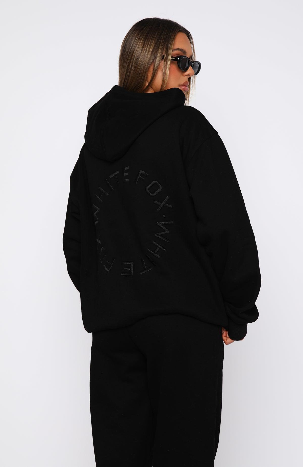 Stay Lifted Oversized Hoodie Black Product Image