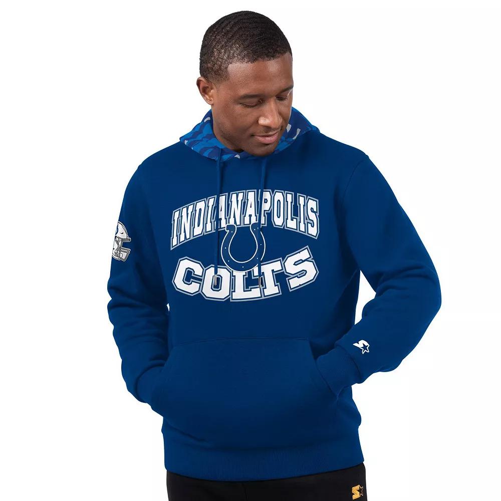 Men's Starter Royal Indianapolis Colts Thursday Night Gridiron Pullover Hoodie,  Product Image