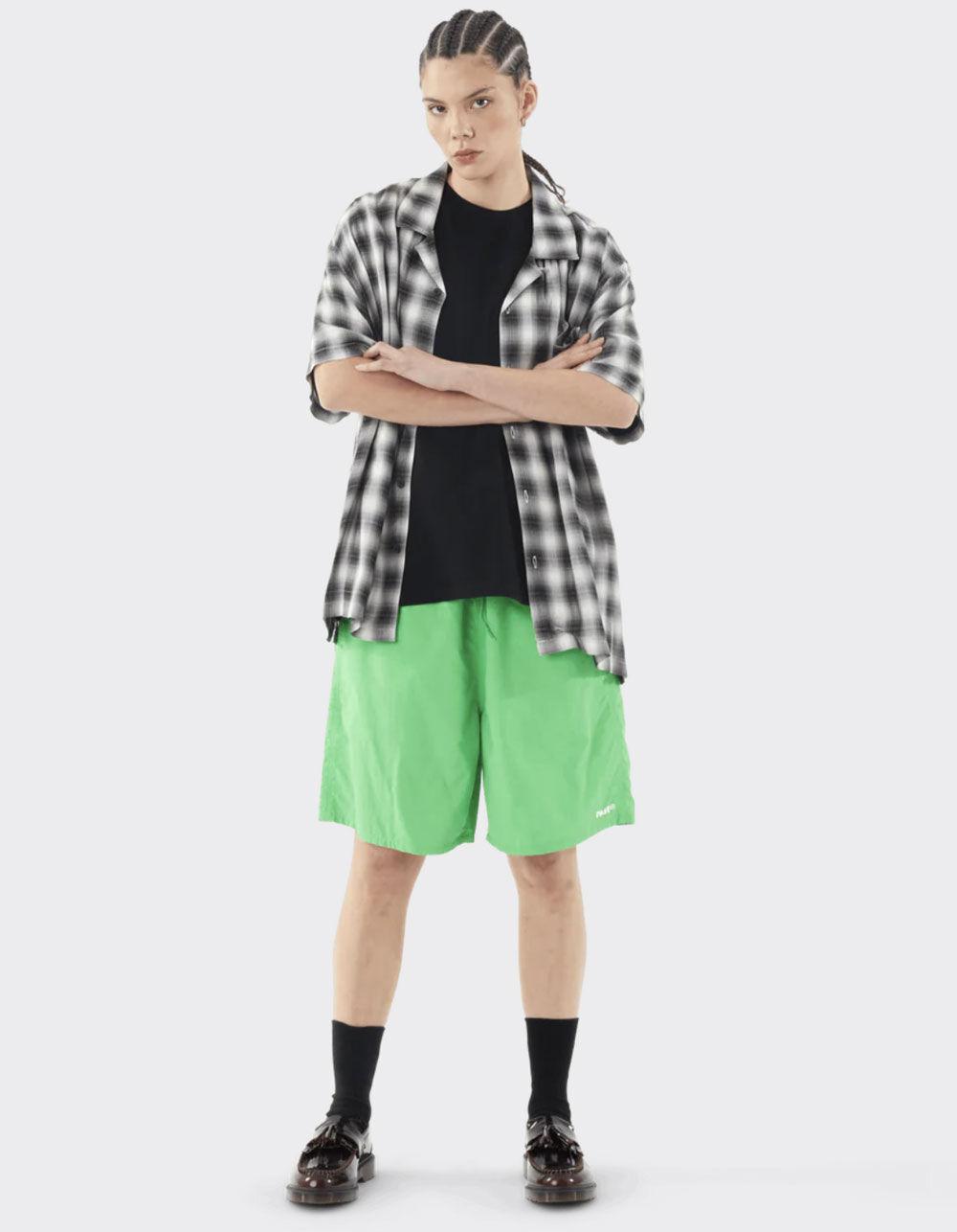 HUF Ombre Mens Button Up Shirt - BLACK Product Image