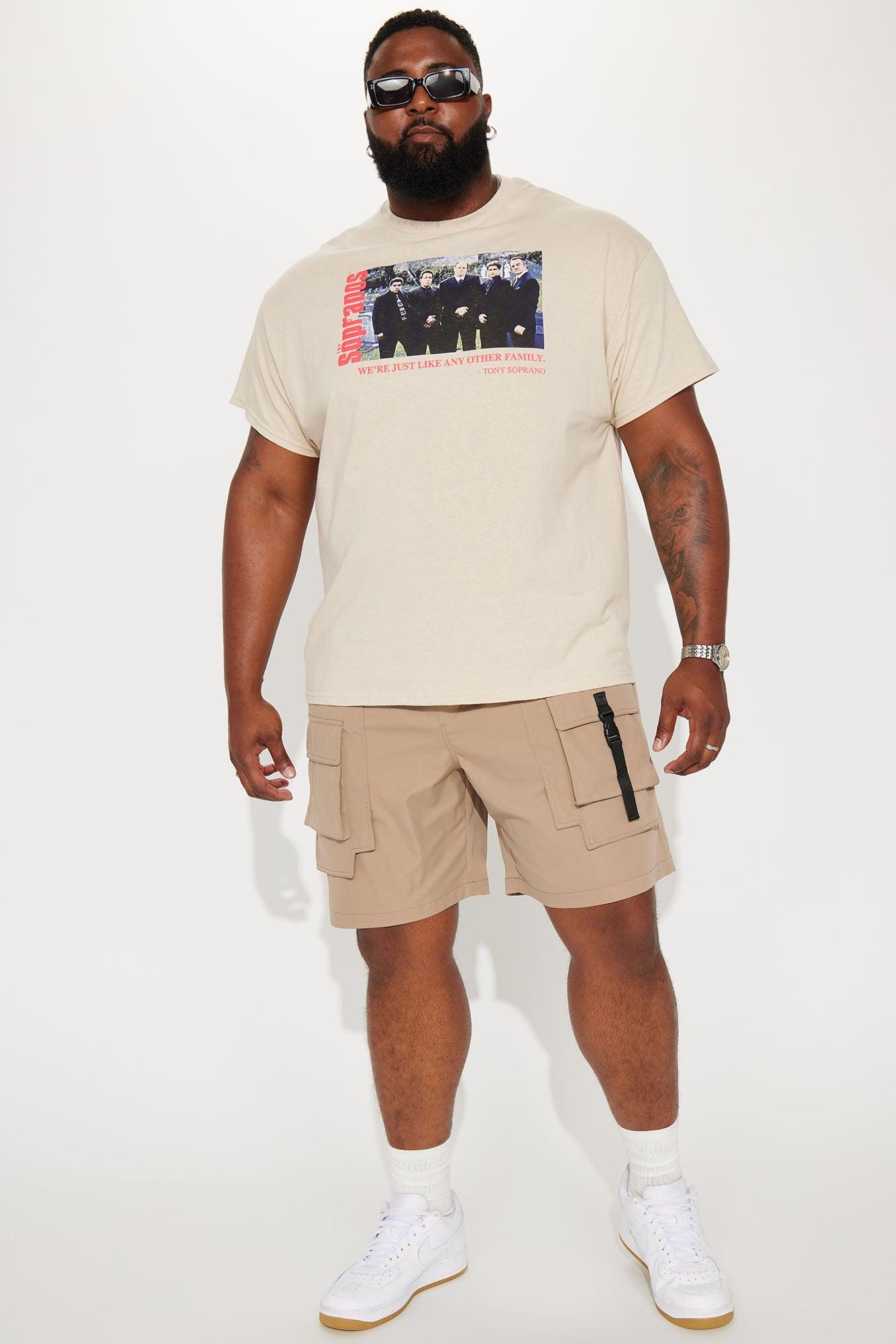 All Cap Utility Nylon Cargo Shorts - Taupe Product Image