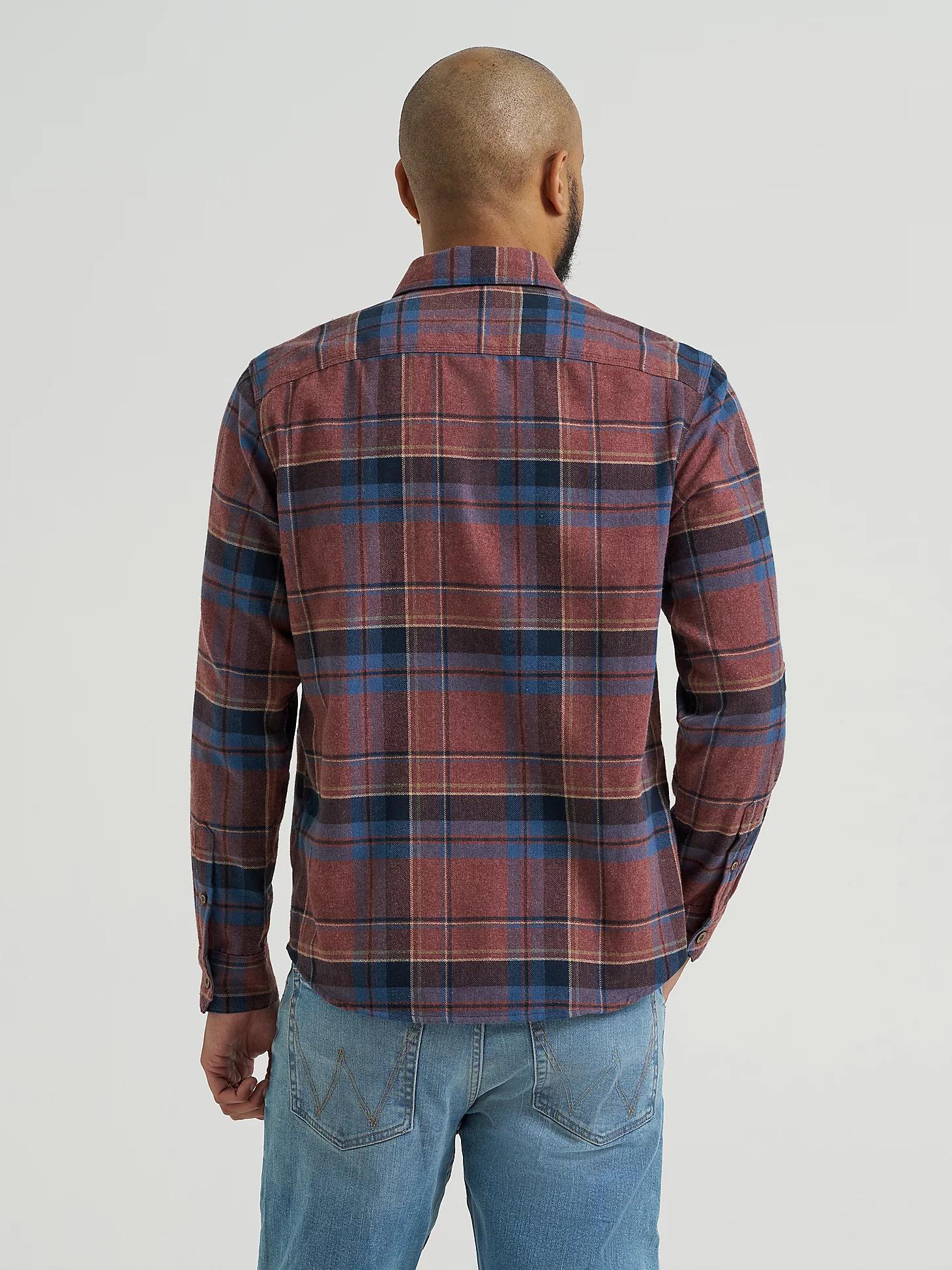 Men's Wrangler® Flannel Plaid Shirt | Men's SHIRTS | Wrangler® Product Image