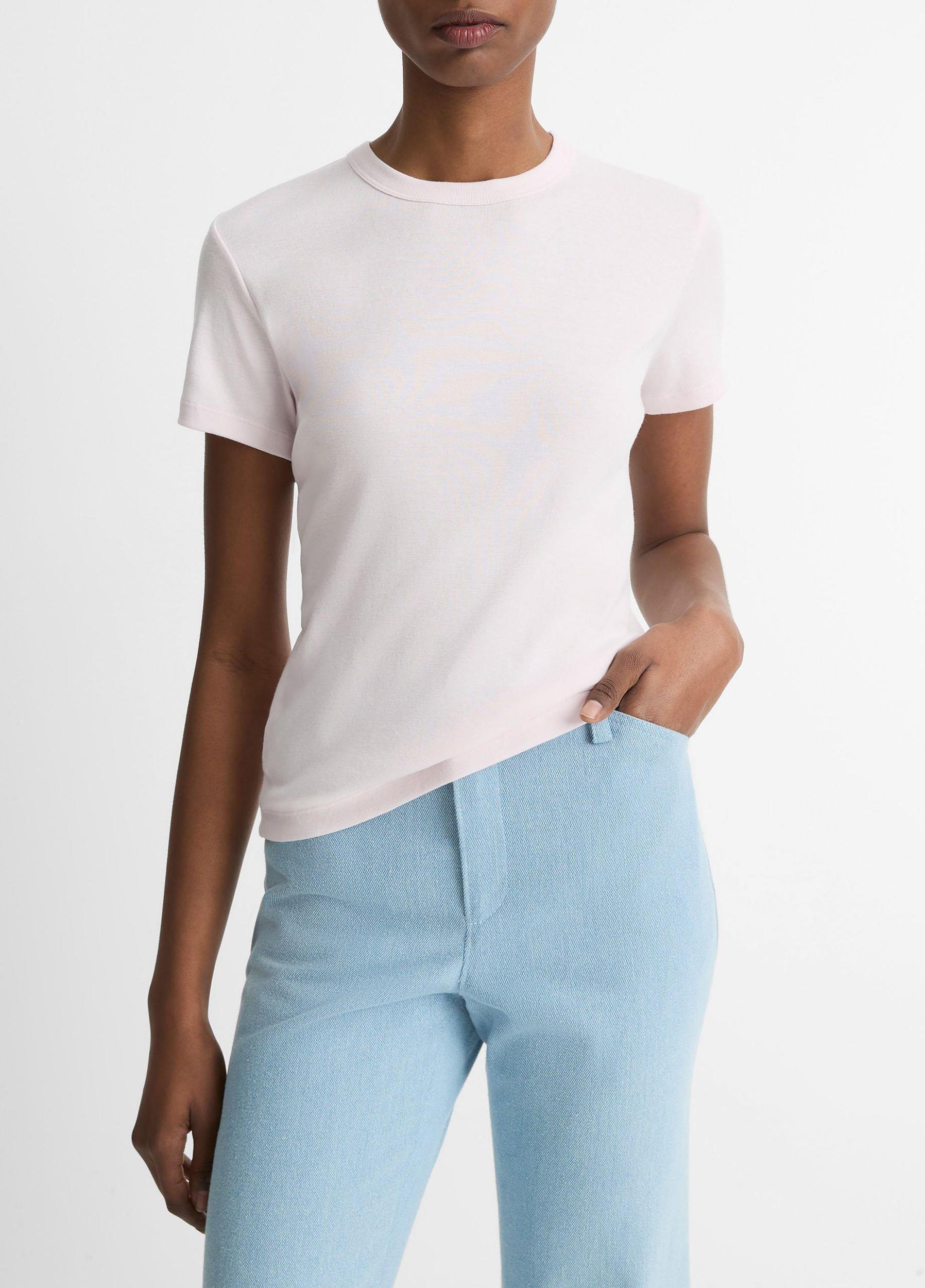 Pima Cotton-Blend '90s Shrunken T-Shirt Product Image