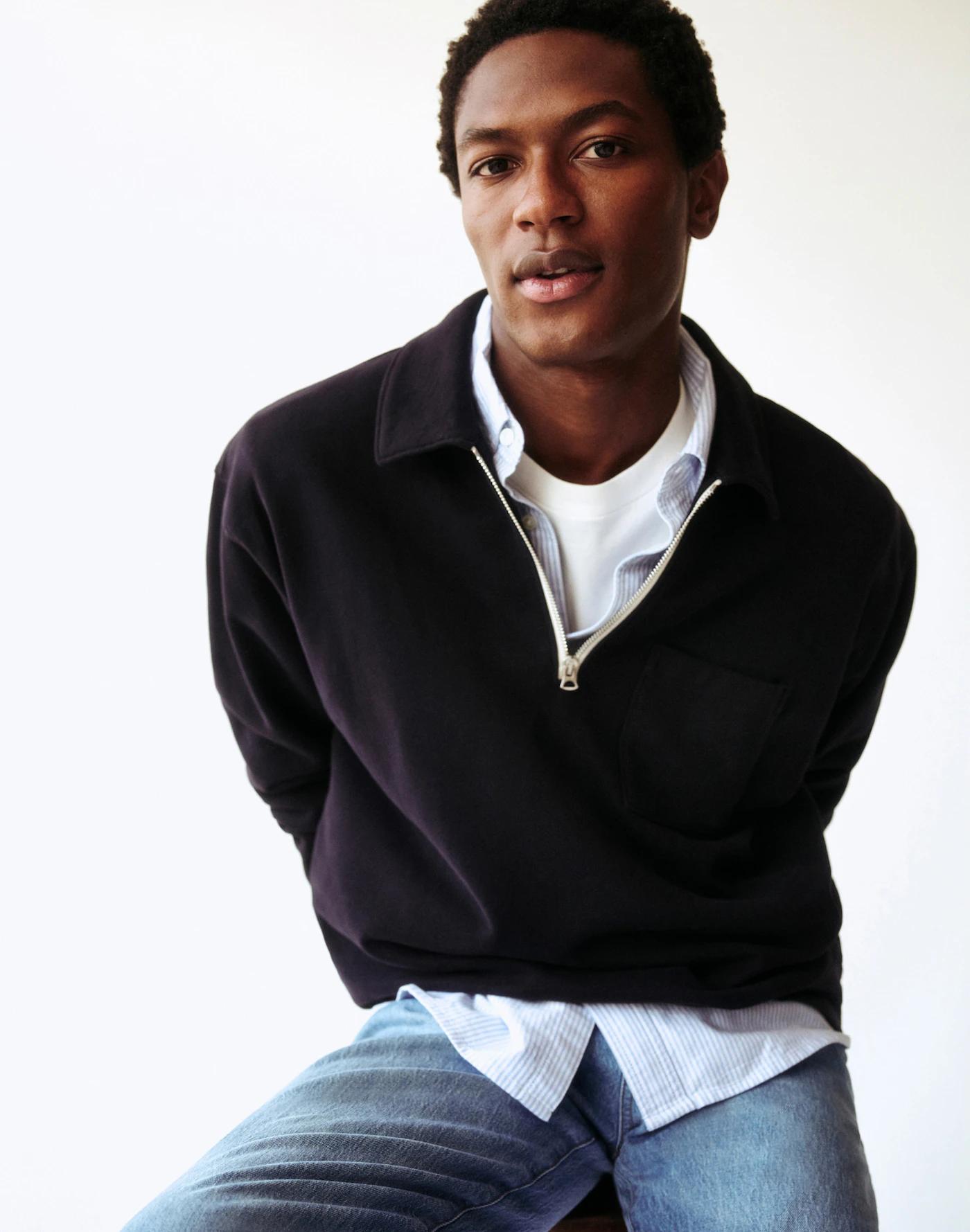 The McCarren Midweight Quarter-Zip Sweatshirt Product Image