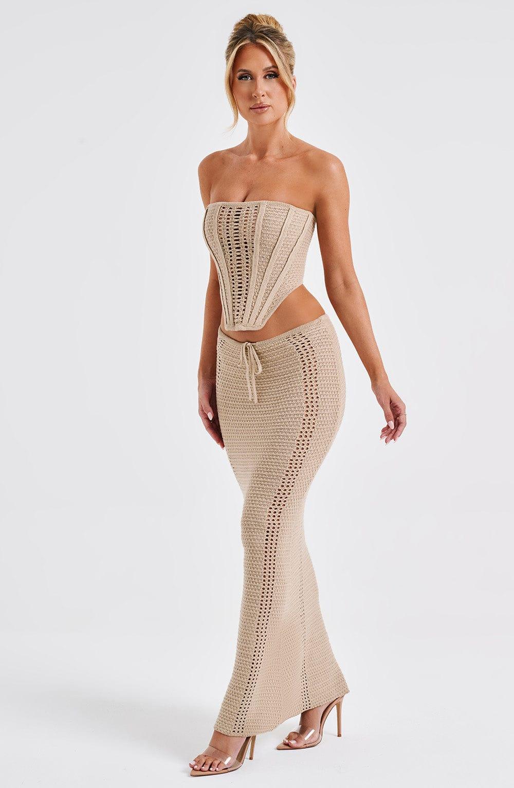 Chayenne Maxi Skirt - Beige Product Image
