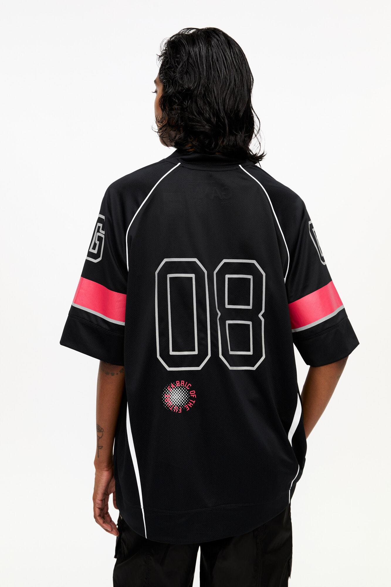 Black Future Mesh Oversized T-shirt Product Image