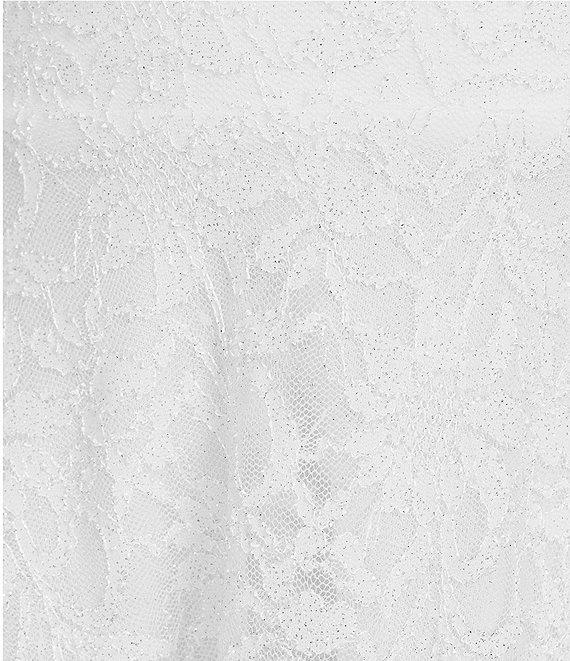 Pear Culture Sleeveless Patterned-Lace Fit-And-Flare Dress Product Image