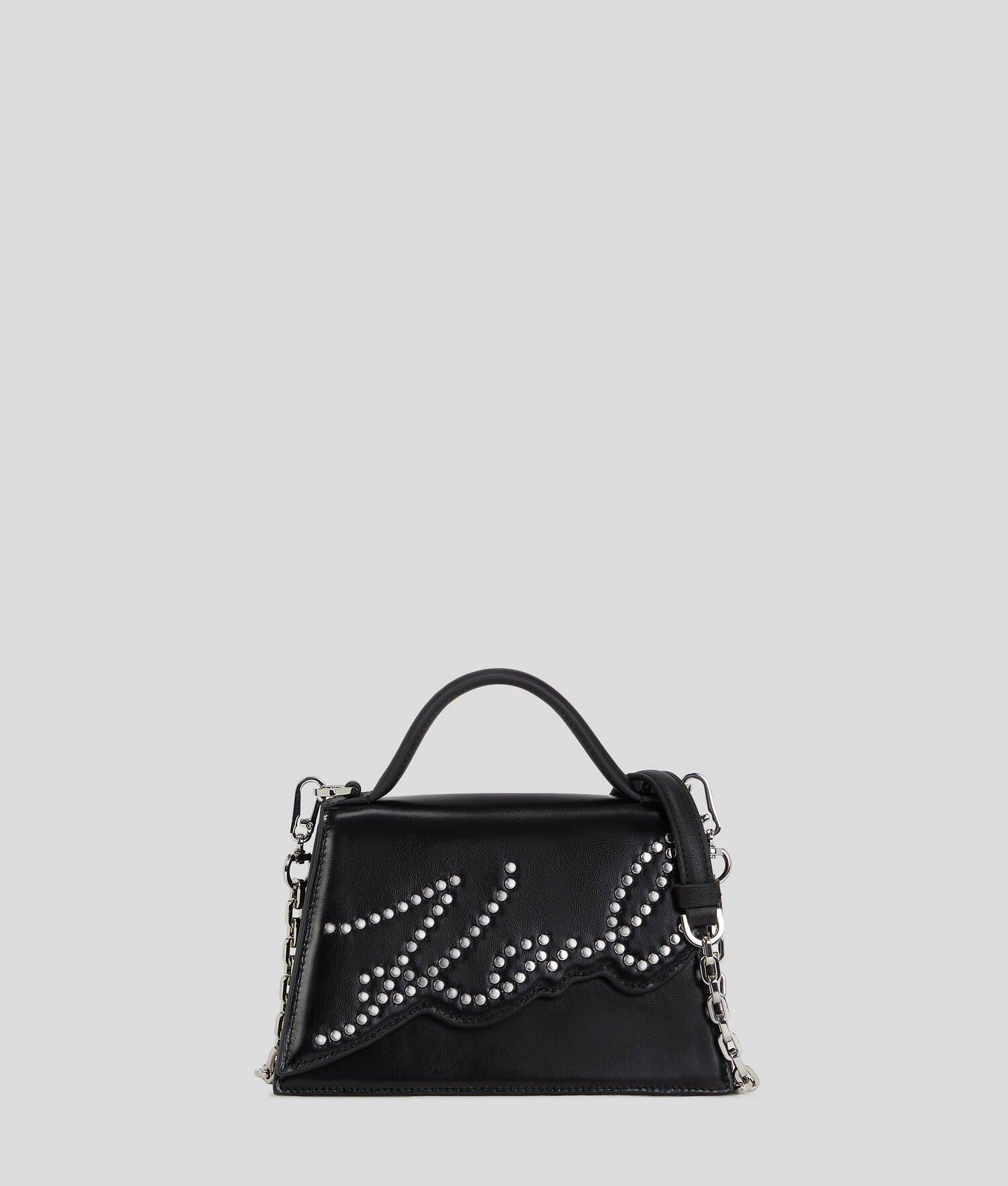 K/SIGNATURE SMALL STUDDED CROSSBODY BAG Product Image