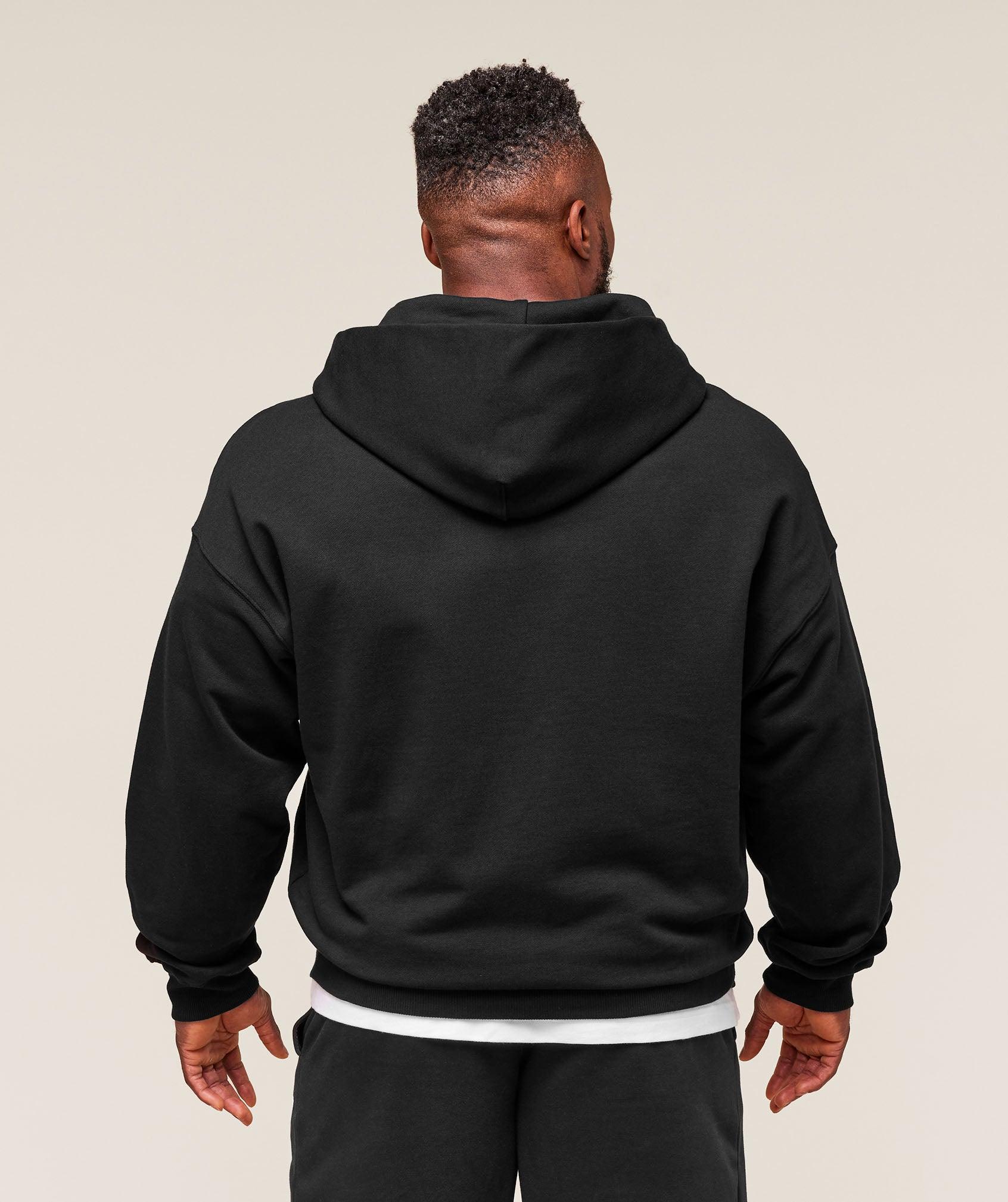 Gymshark Authentic Apparel Zip Up Hoodie - Black Male Product Image