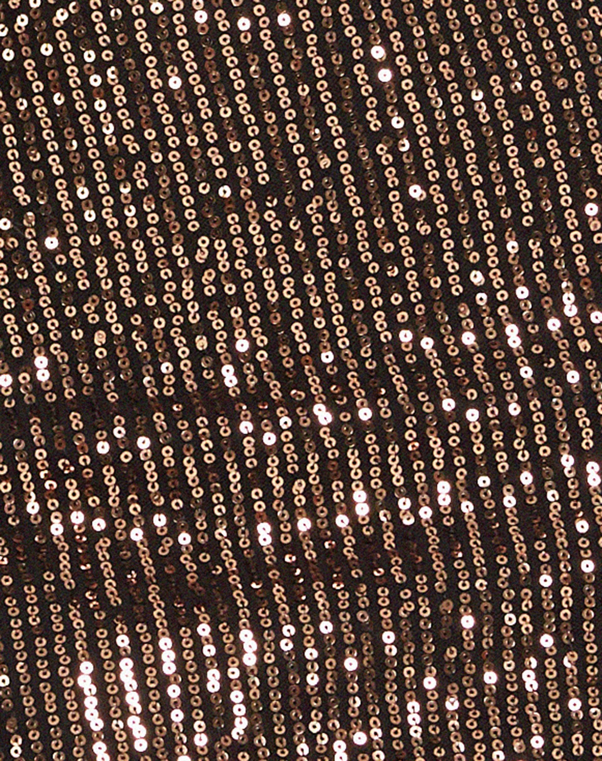 Bernoki Mini Dress in Drape Sequin Copper Product Image