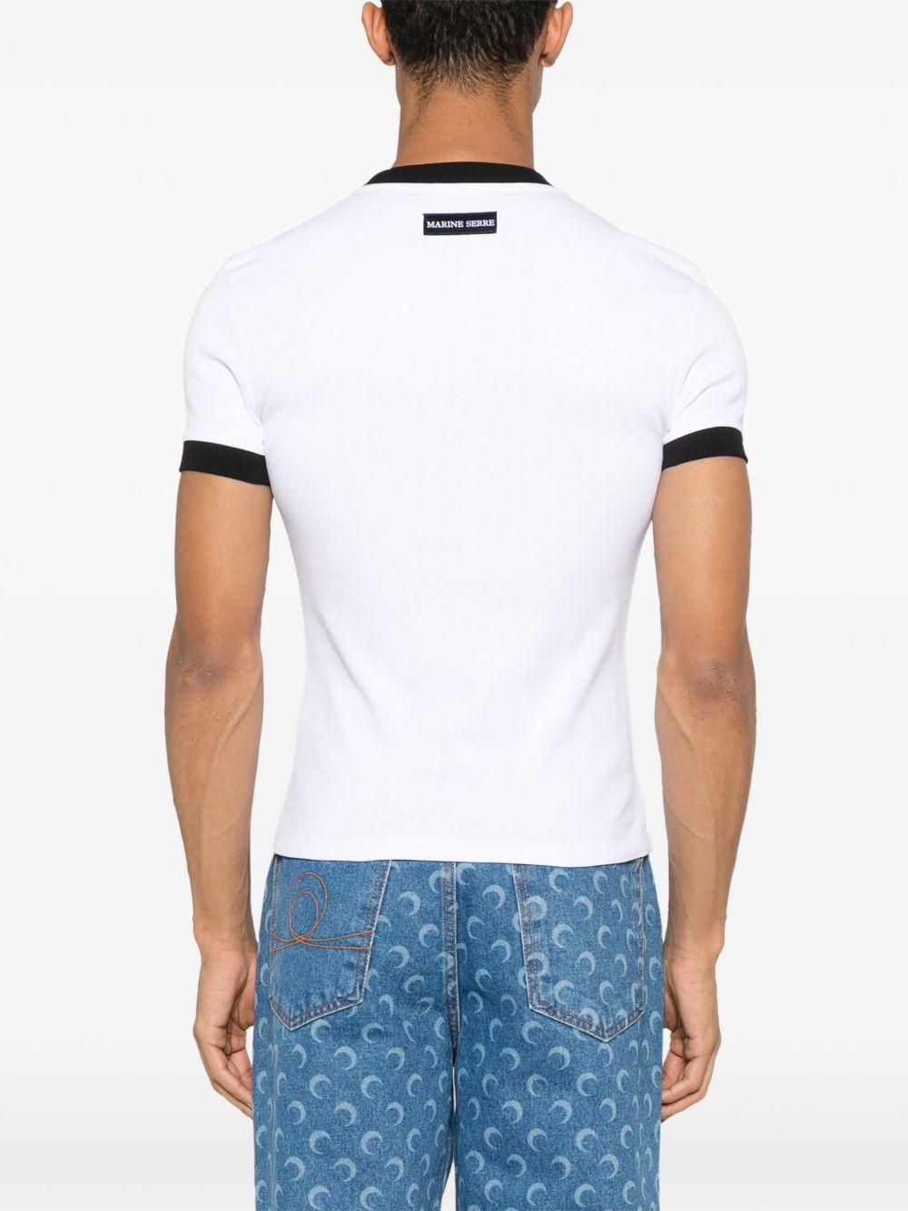 Crescent Moon-embroidered T-shirt Product Image