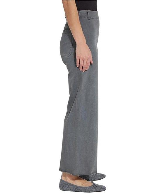 Lysse Plus Size Erin High Waisted Wide Leg Demin Ankle Leggings Product Image