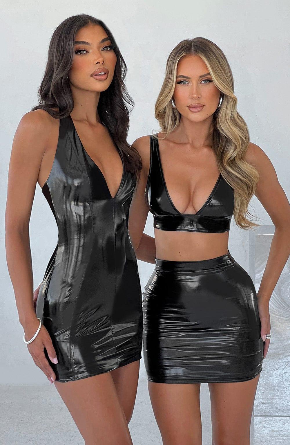 Brooke Mini Dress - Black Product Image