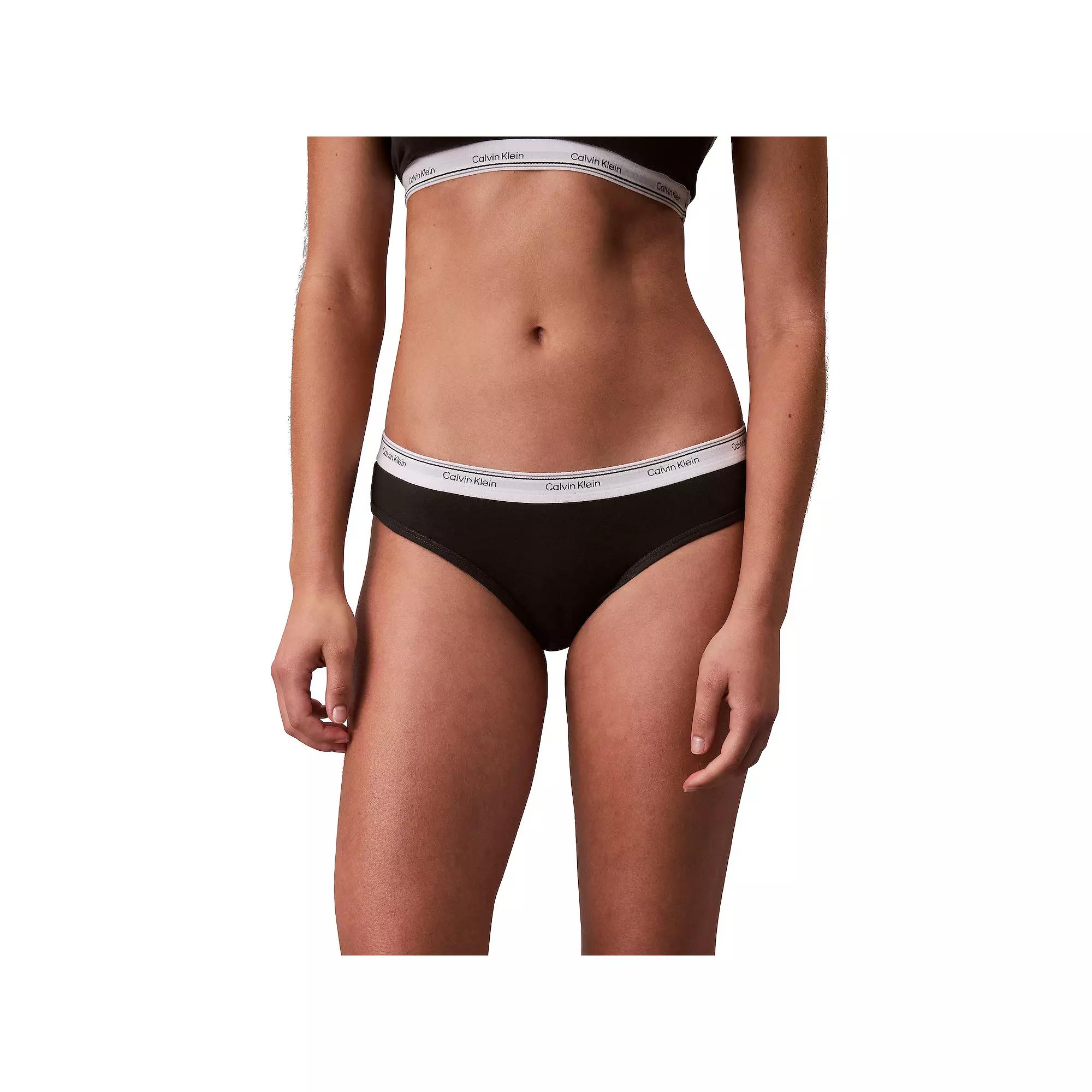 Women's Calvin Klein Cotton Modal Balance Bikini QP3276,  Product Image
