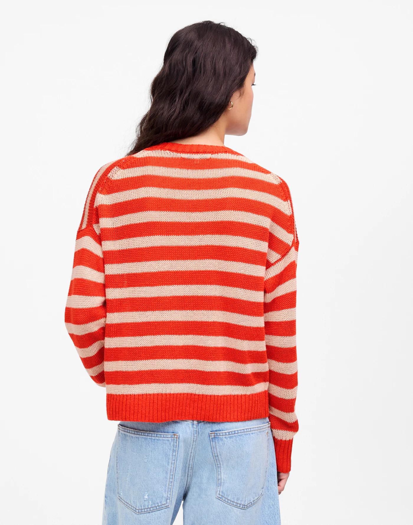 Linen Drop-Shoulder Sweater Product Image