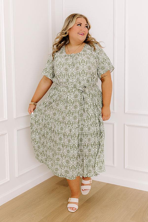Countryside Dream Linen-Blend Midi Curves Product Image