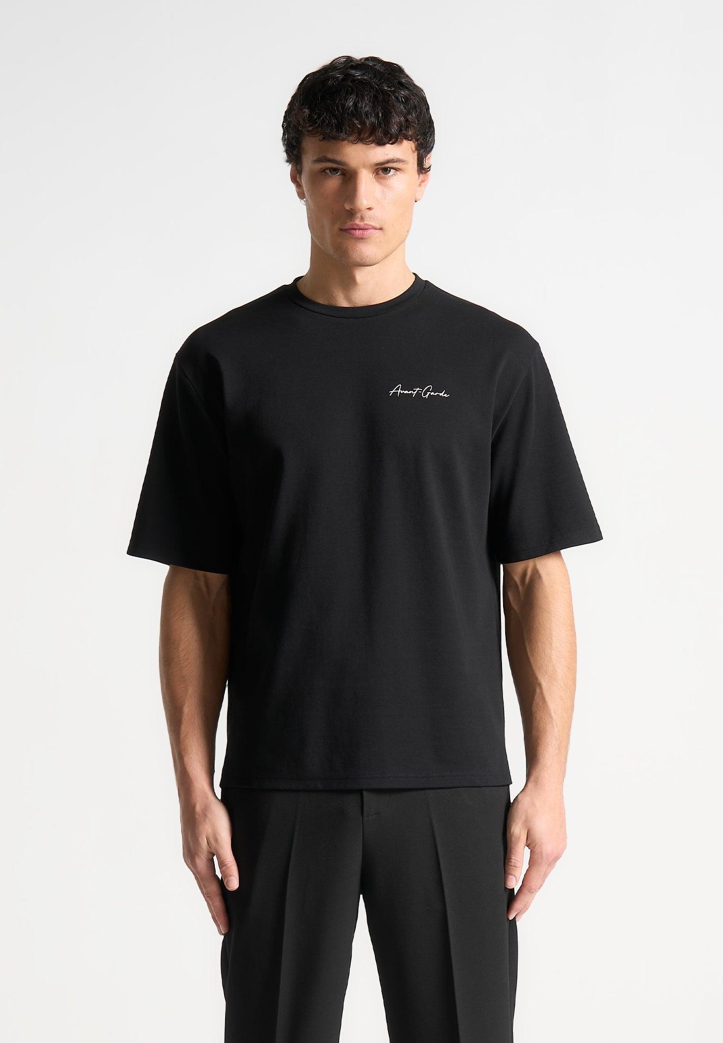 L‘Art - Cotton T-Shirt - Black Male Product Image