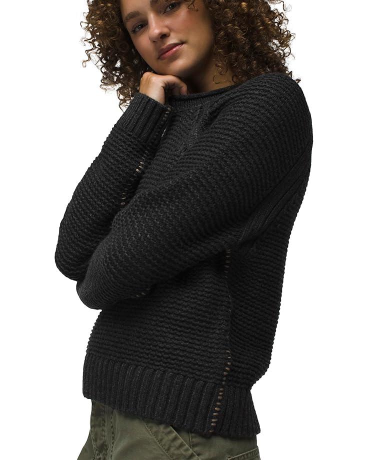 Pine Stripe Wool Waffle Stripe Crew Neck Product Image