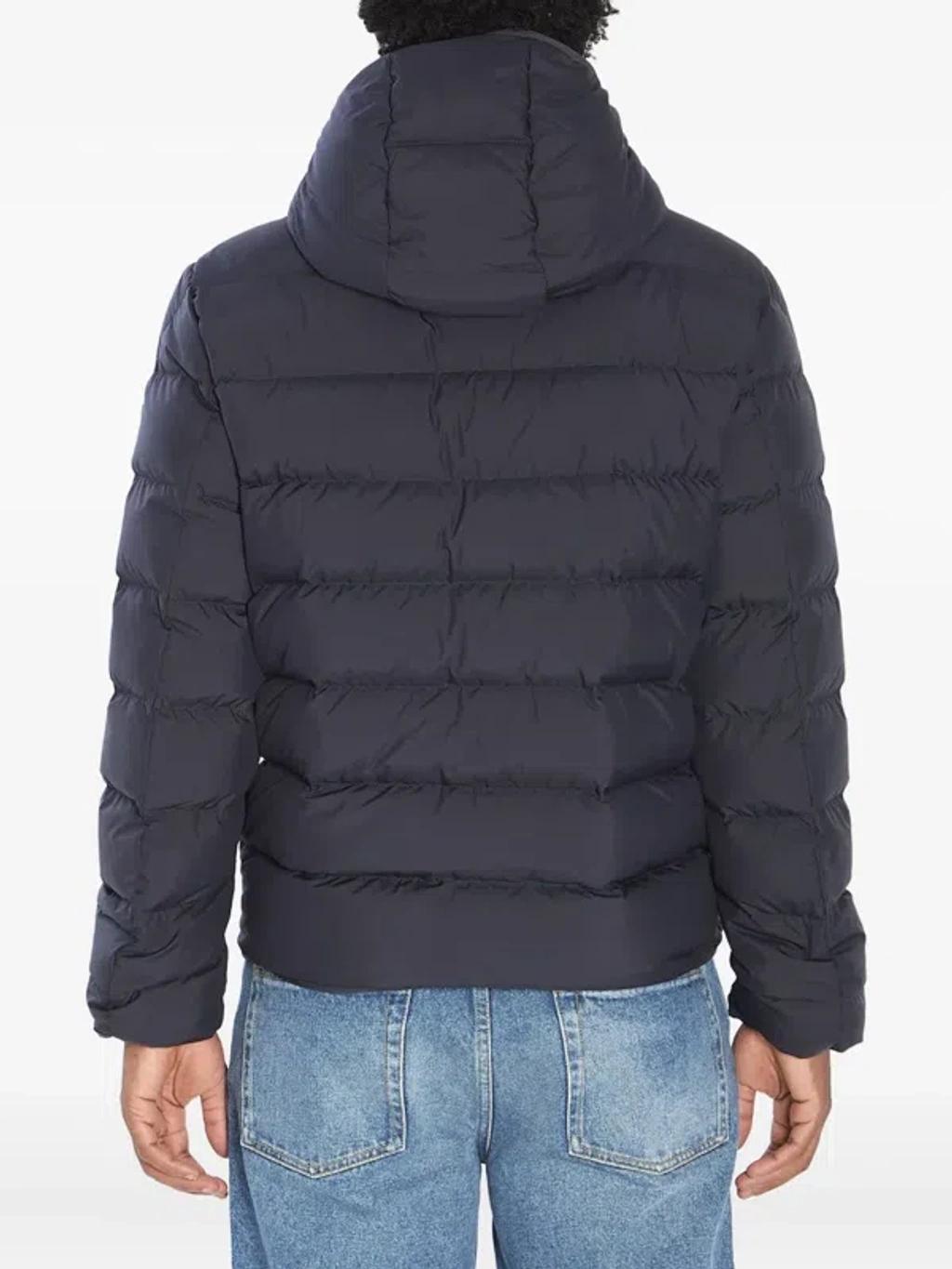 MONCLER Montgenevre Wool Down Jacket In Navy Product Image