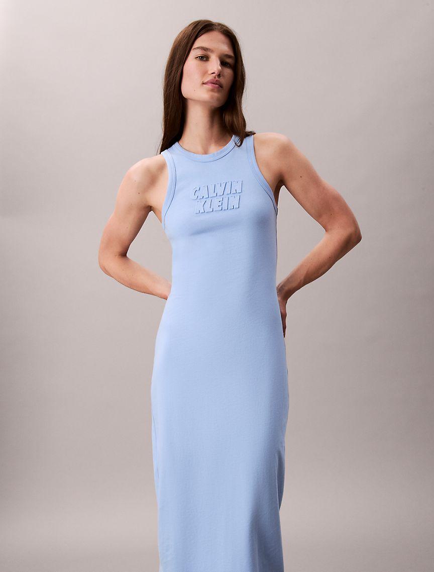 Calvin Klein Logo Midi Tank Dress Product Image