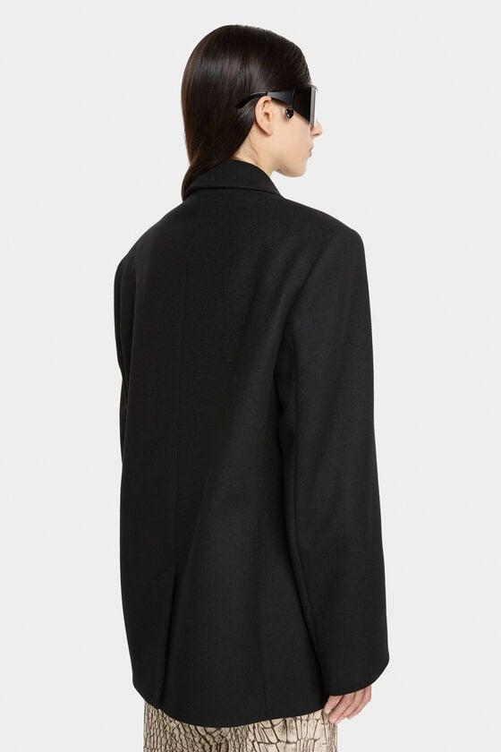 Double-breasted wool jacket Product Image