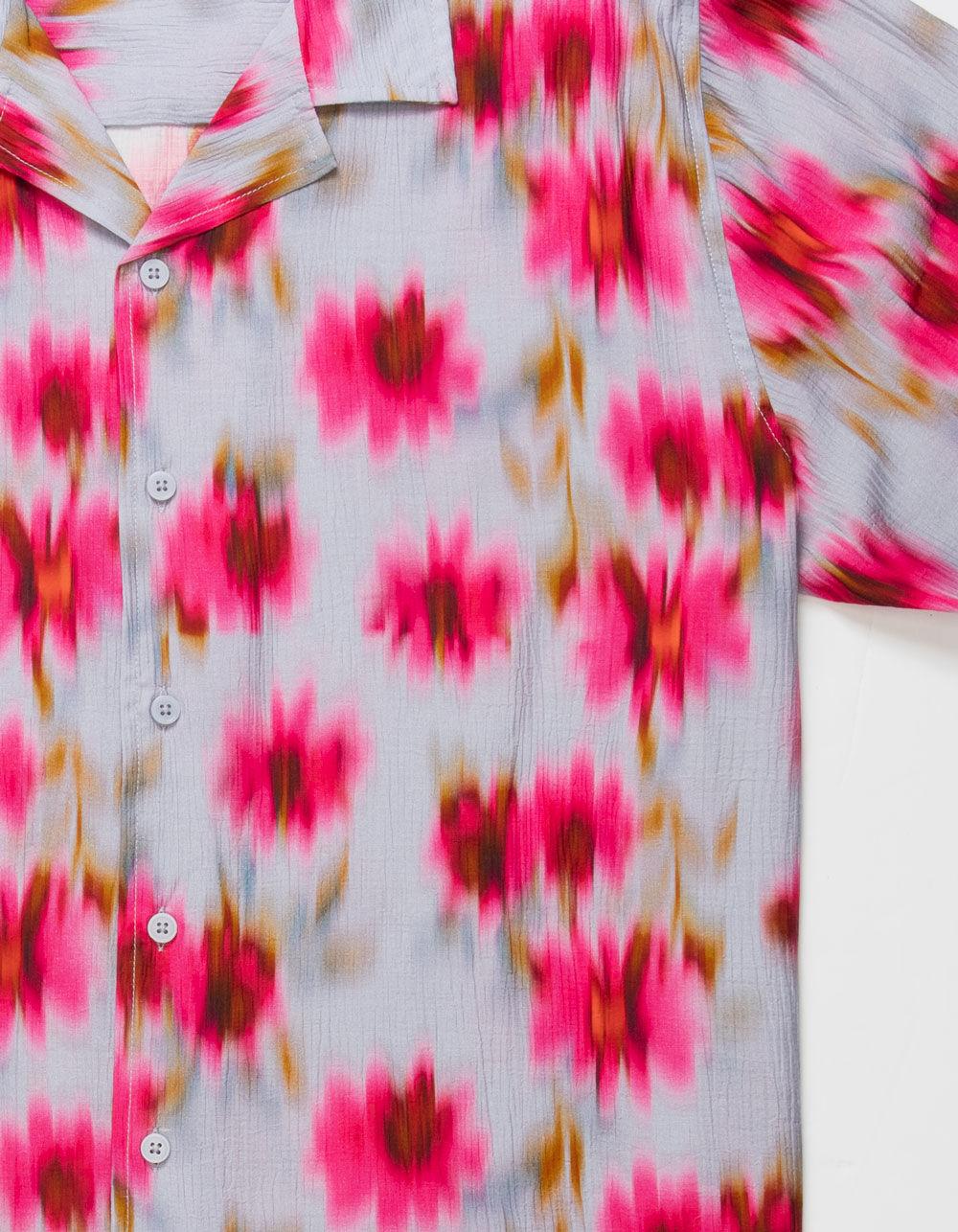 RSQ Mens Textured Floral Shirt - MULTI Product Image