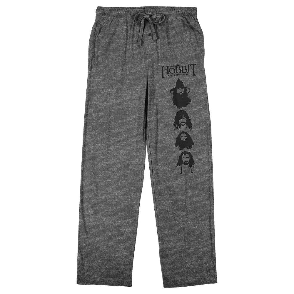 Men's The Hobbit Character Sleep Pants, Size: Medium, Gray Product Image