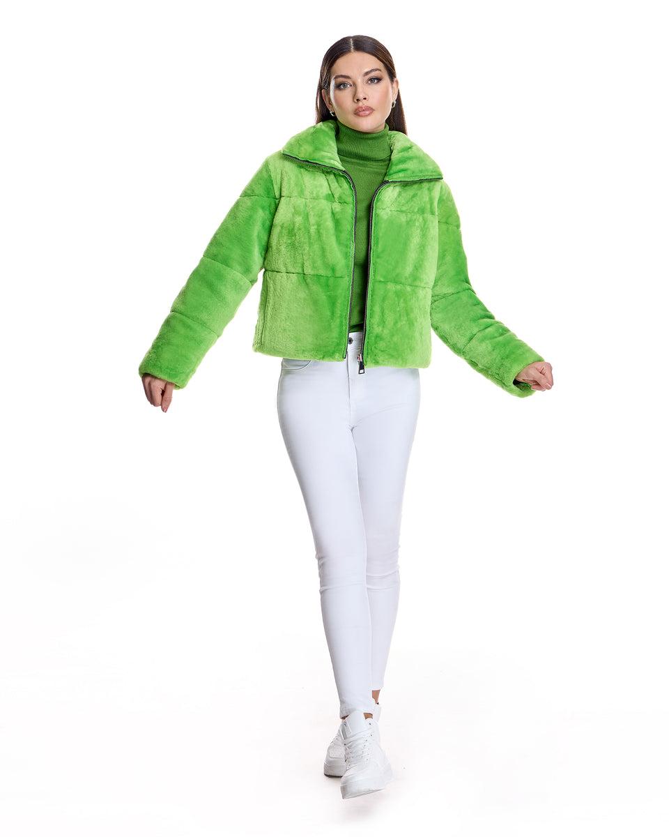 Maximilian  Julia & Stella Shearling Jacket Reversible to Nylon Product Image