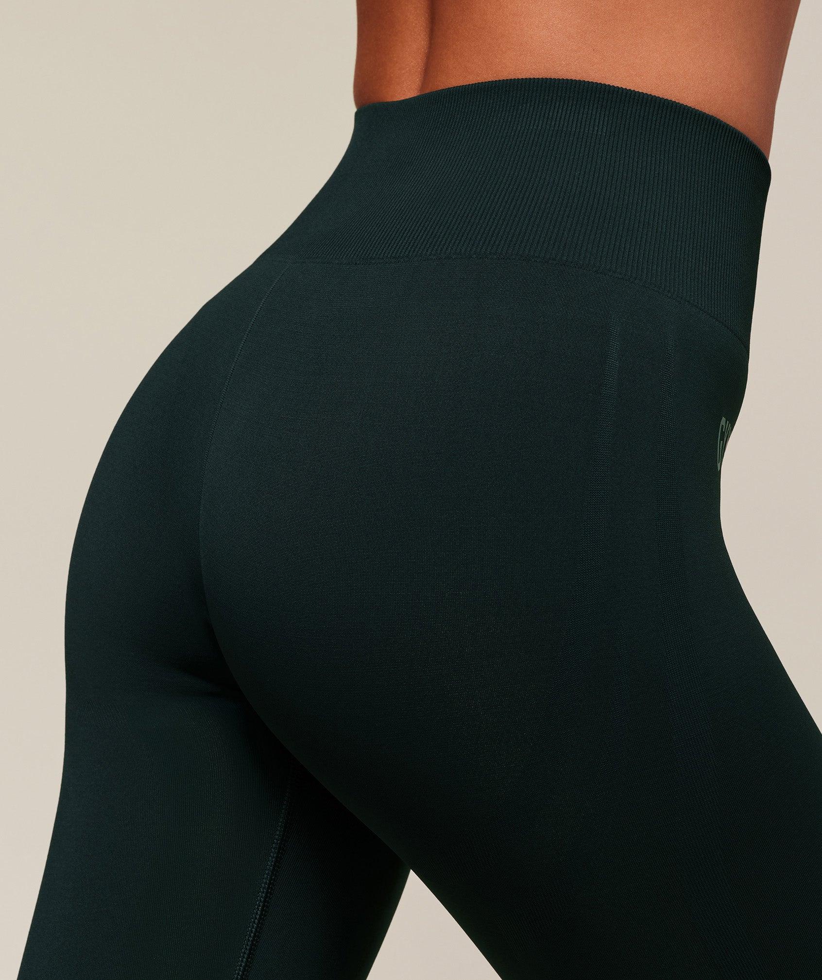 Gymshark Everyday Seamless Graphic Leggings - Darkest Teal Female Product Image