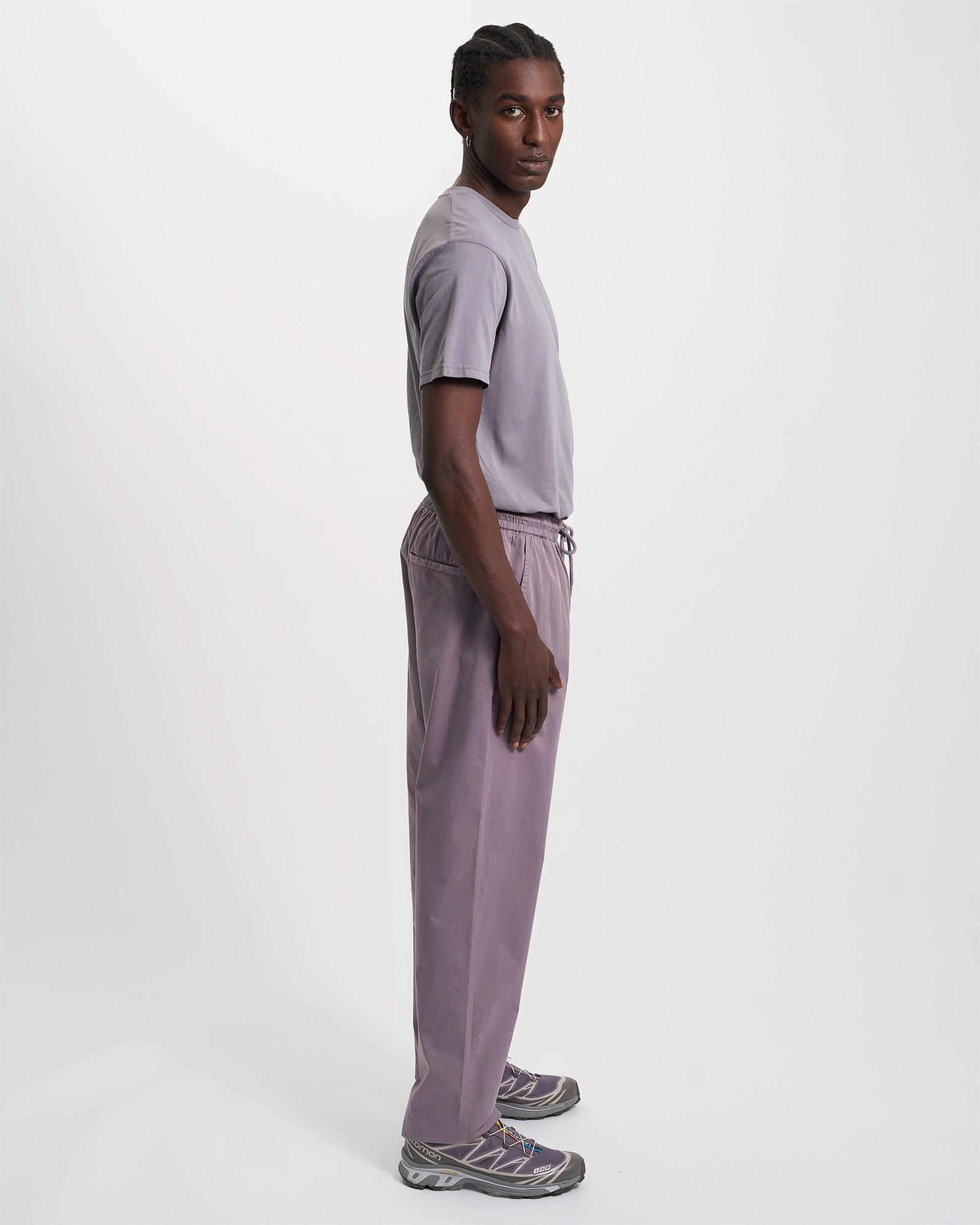 Organic Twill Pants - Steel Blue Product Image
