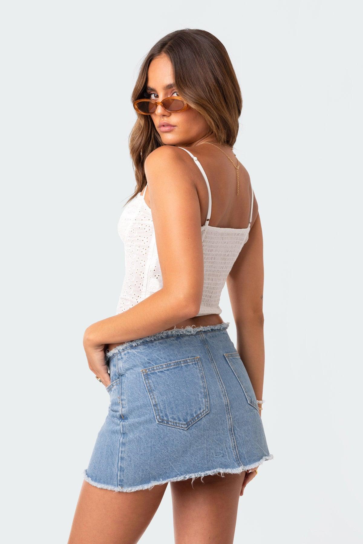 Tabi Cotton Lace Corset Product Image