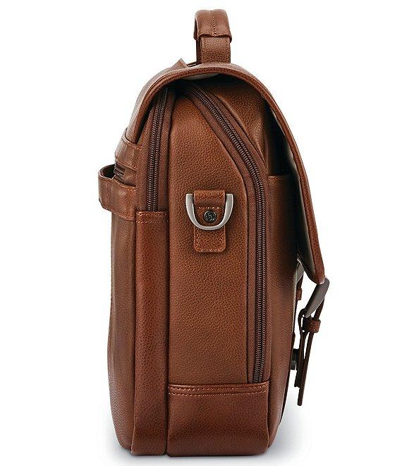 Samsonite Classic Leather Flapover Briefcase Product Image