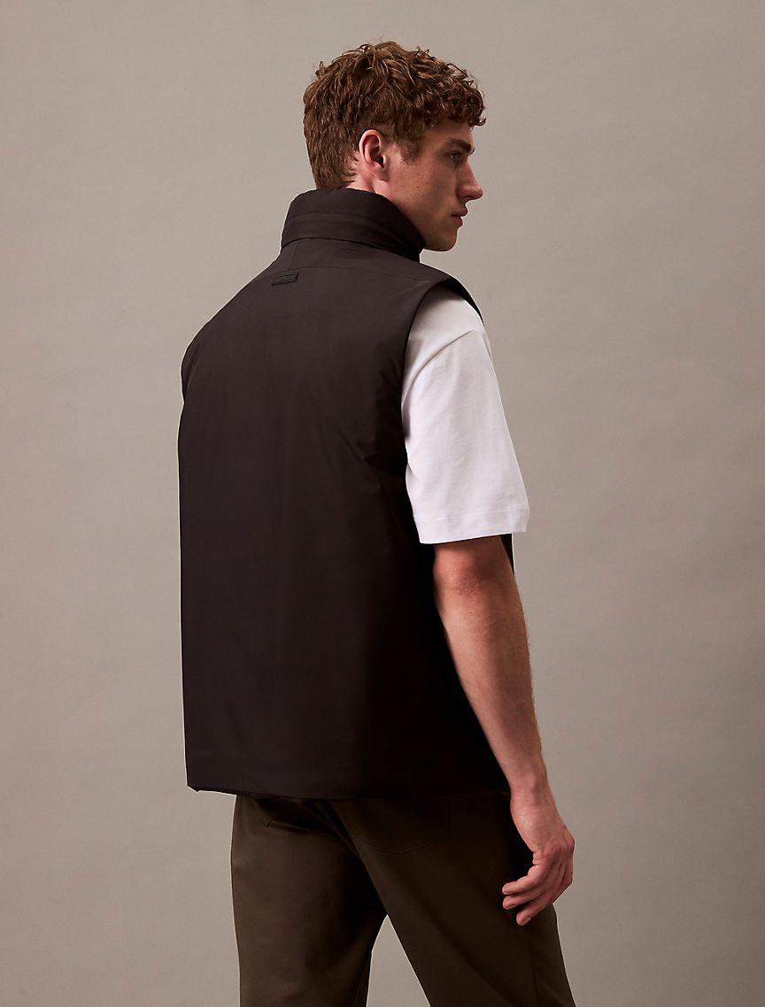 Tech Hooded Puffer Vest Product Image