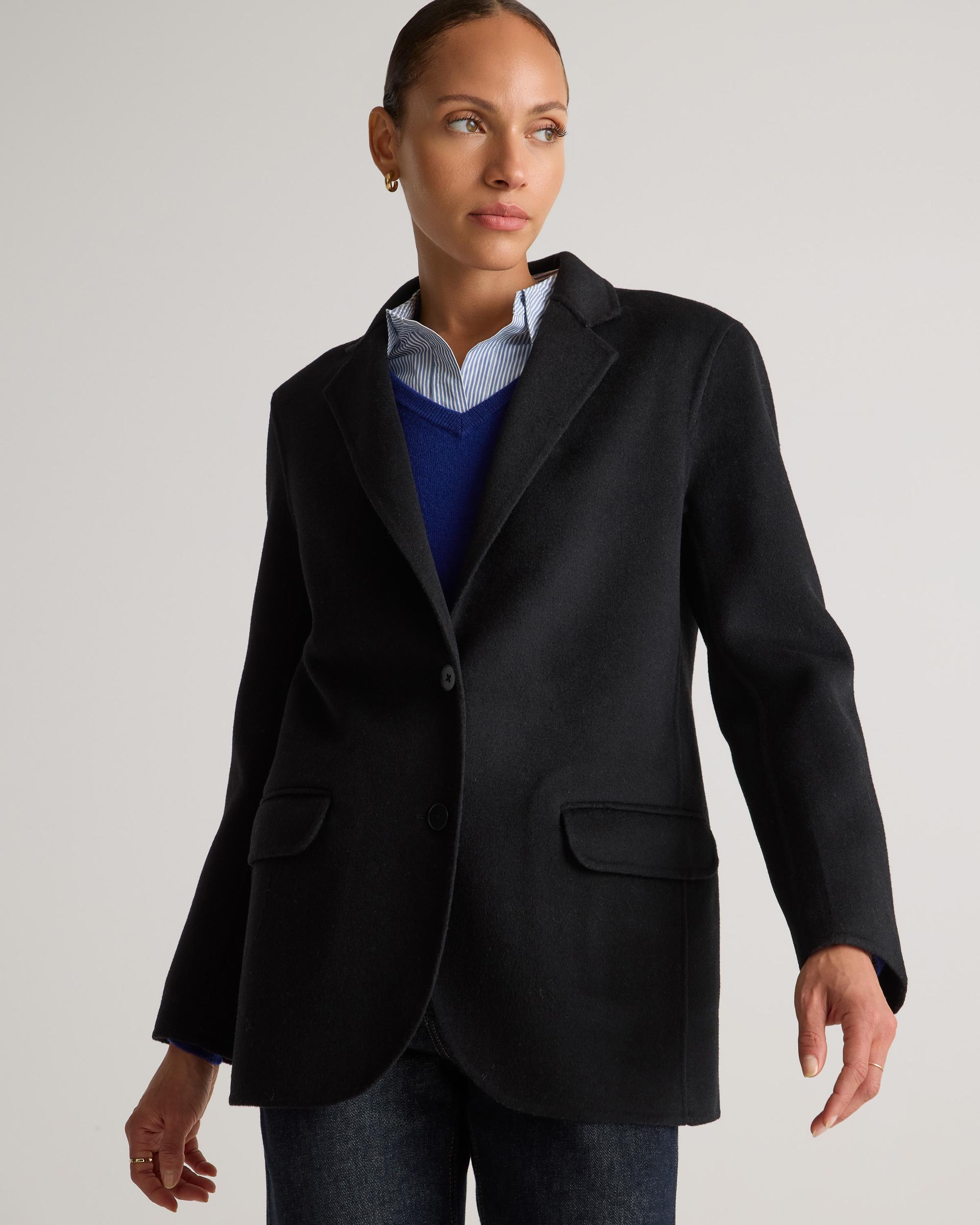 Quince | Women's Double-Faced Merino Wool Soft Blazer Wool/Nylon Product Image