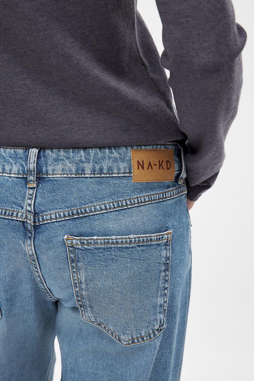 Wide Leg Mid Waist Jeans Product Image