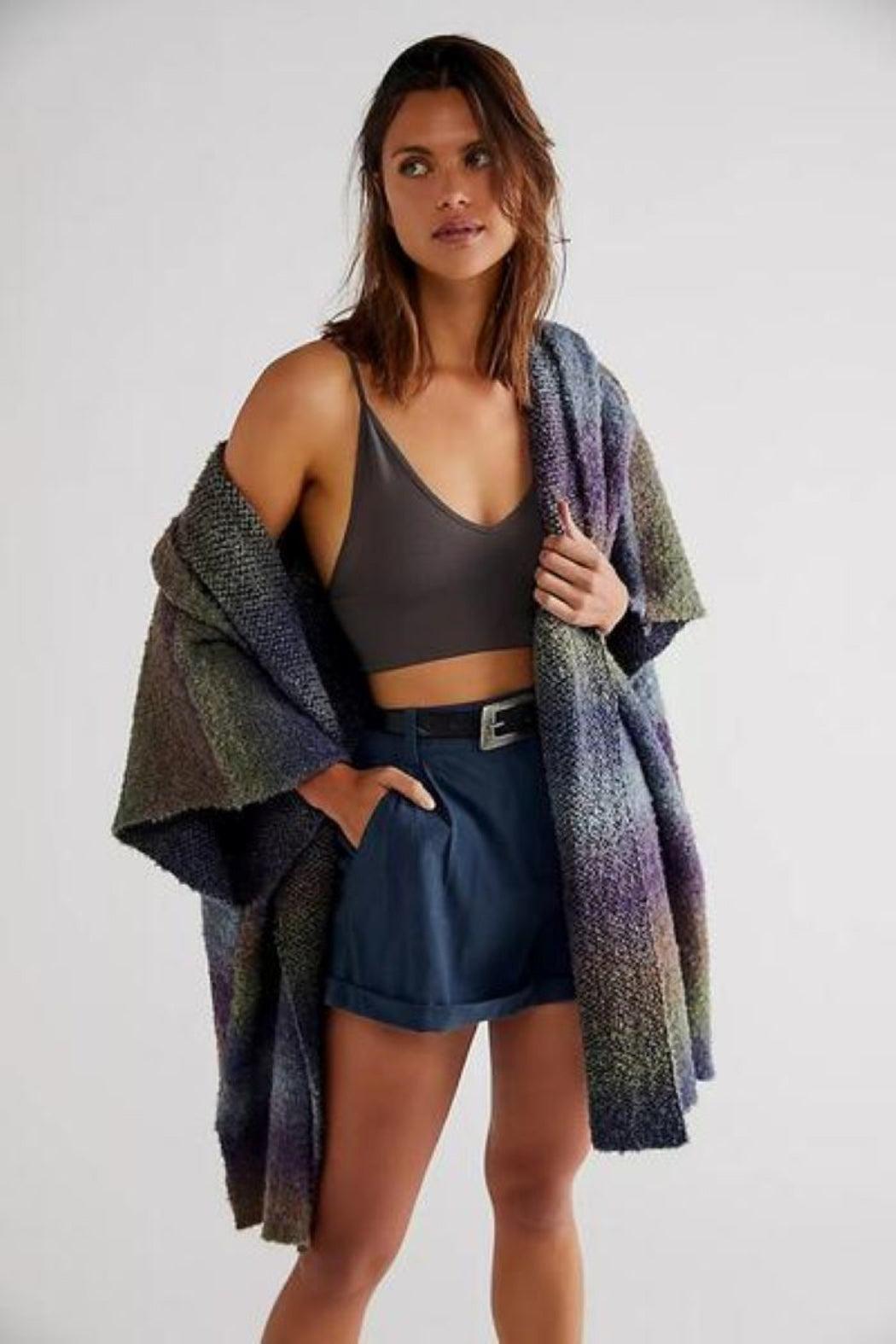 Haze Hooded Poncho Product Image