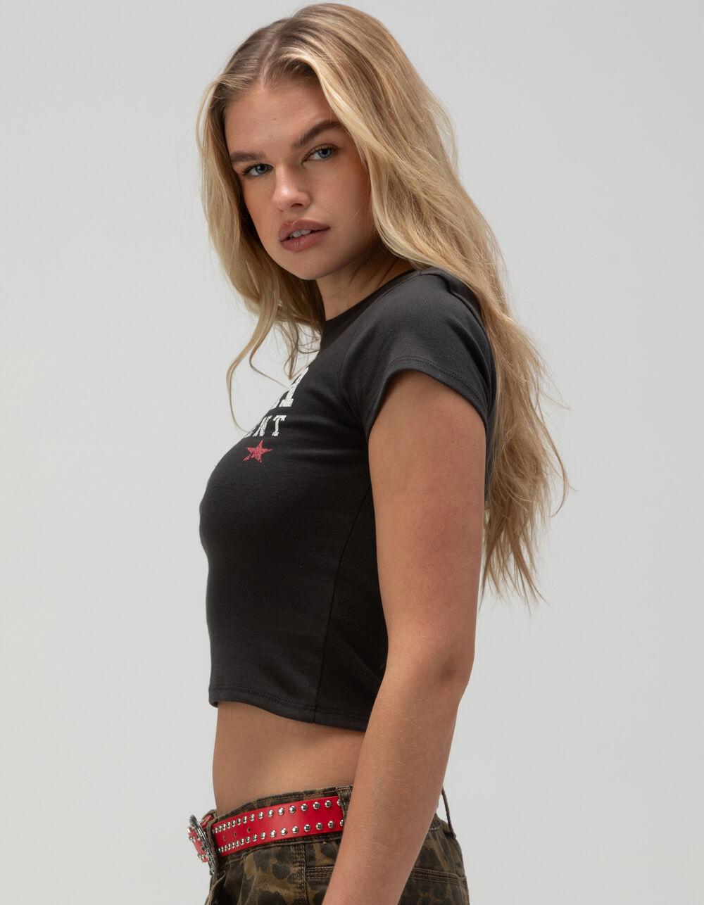 FULL TILT Taylor For President Womens Tee - BLACK Product Image