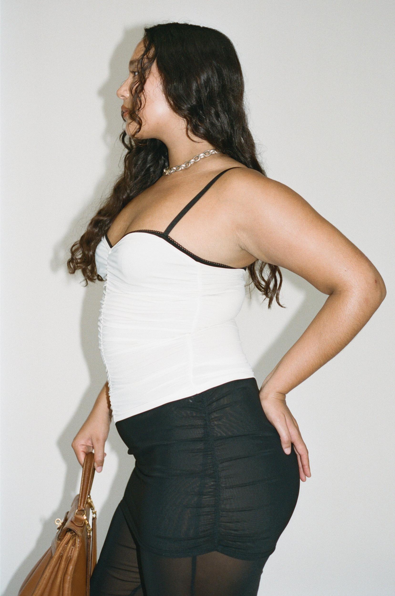 RENZO TUBE TOP - CREAM Product Image