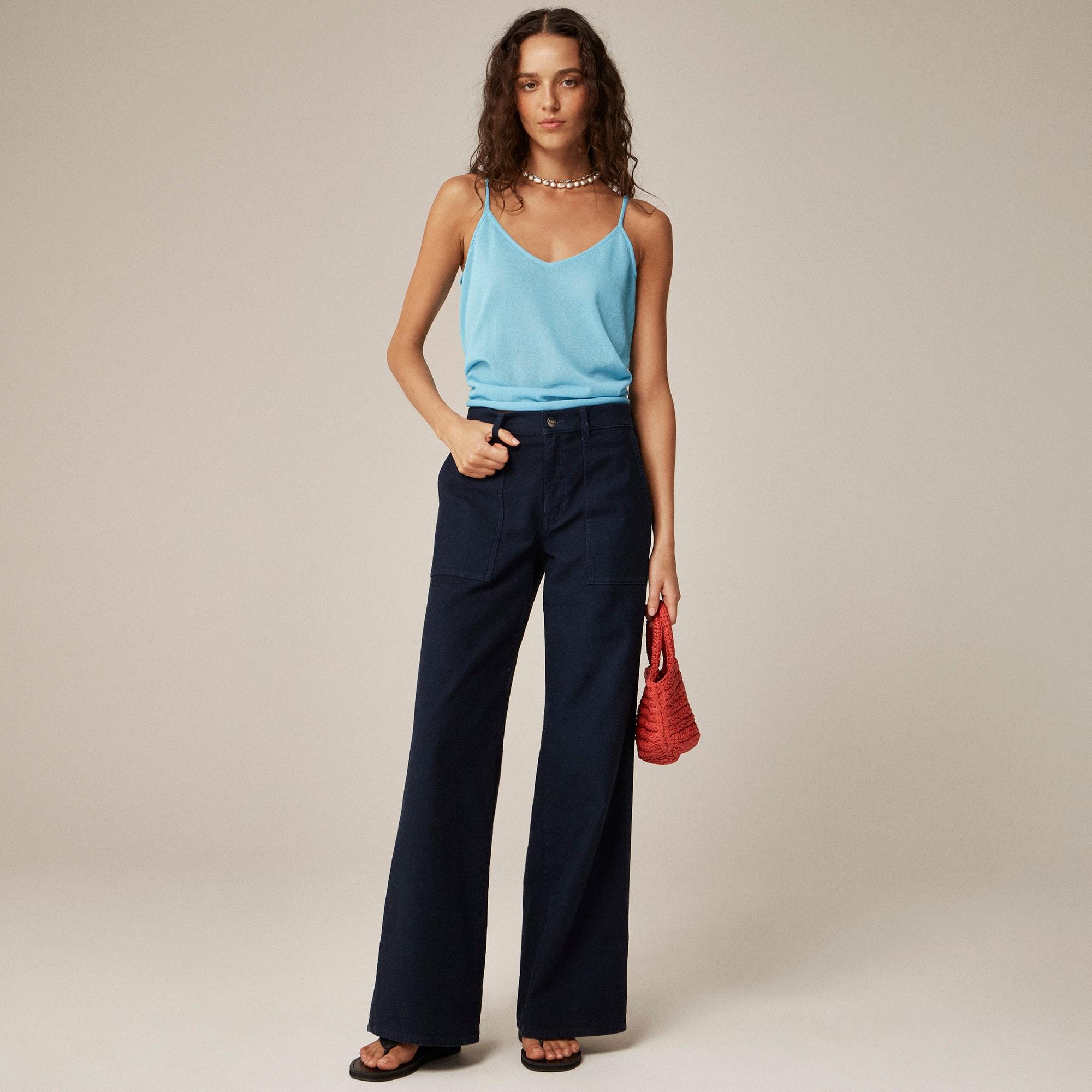 Camp-pocket wide-leg pant Product Image