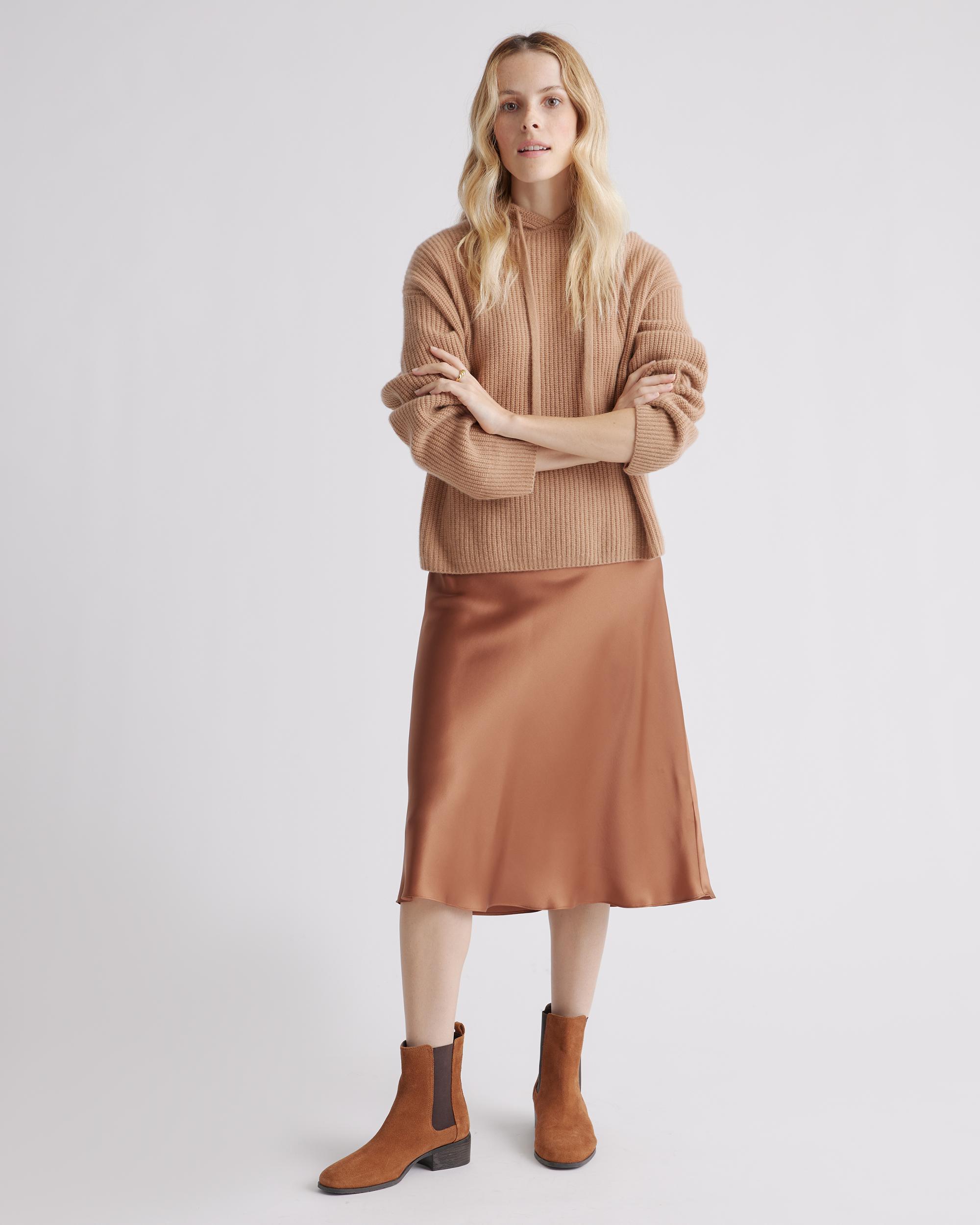 Quince | Women's Skirt Size XL, Silk Product Image